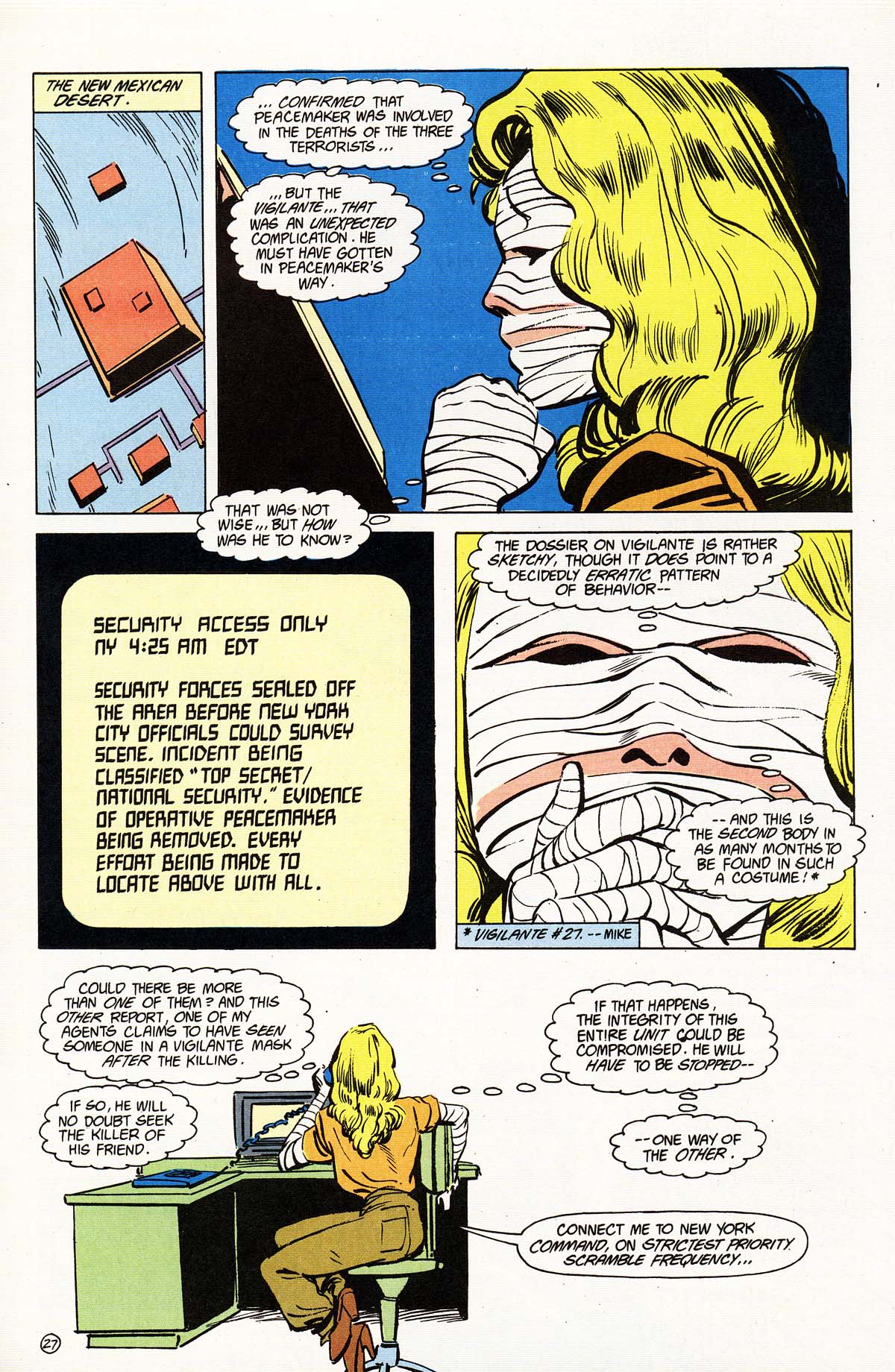 Read online Vigilante (1983) comic -  Issue #36 - 29