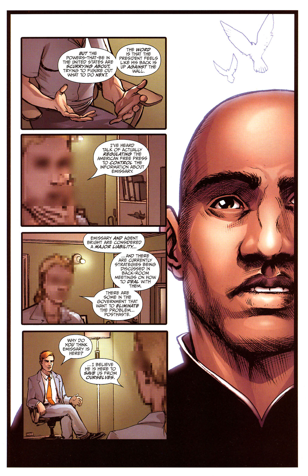 Read online Emissary comic -  Issue #5 - 17