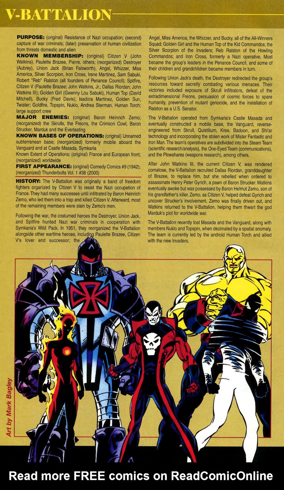 The Official Handbook of the Marvel Universe: Golden Age issue Full - Page 44