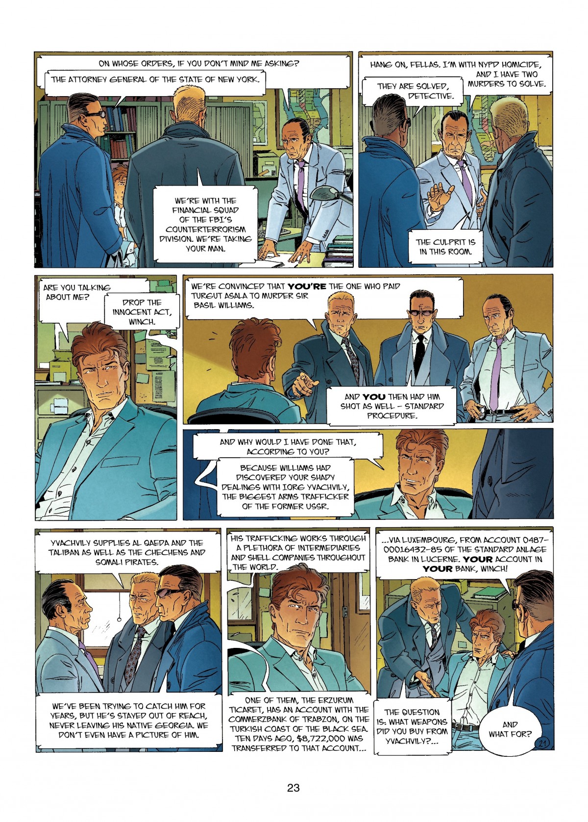 Read online Largo Winch comic -  Issue # TPB 13 - 23
