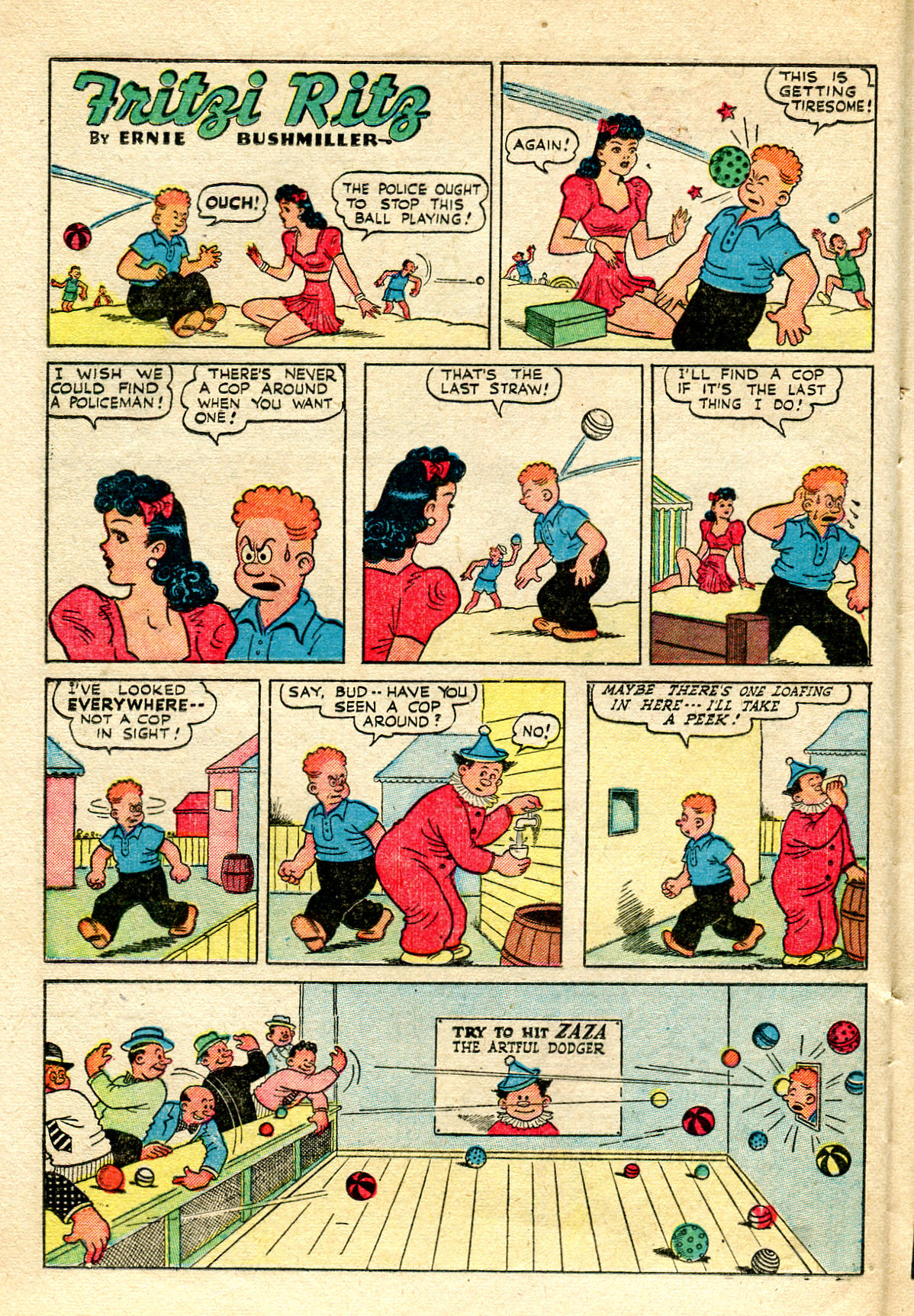 Read online Fritzi Ritz (1948) comic -  Issue #7 - 24
