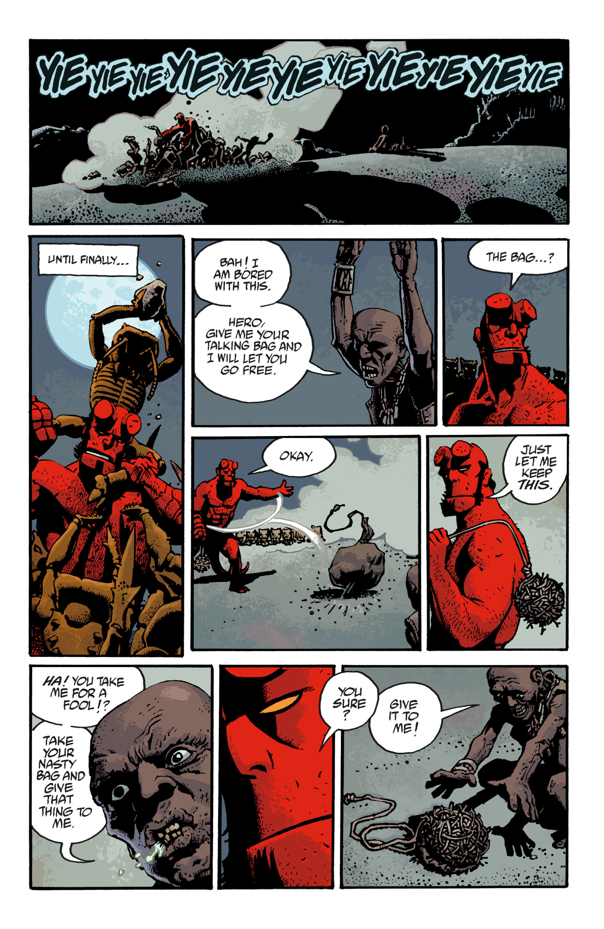 Read online Hellboy comic -  Issue #7 - 114