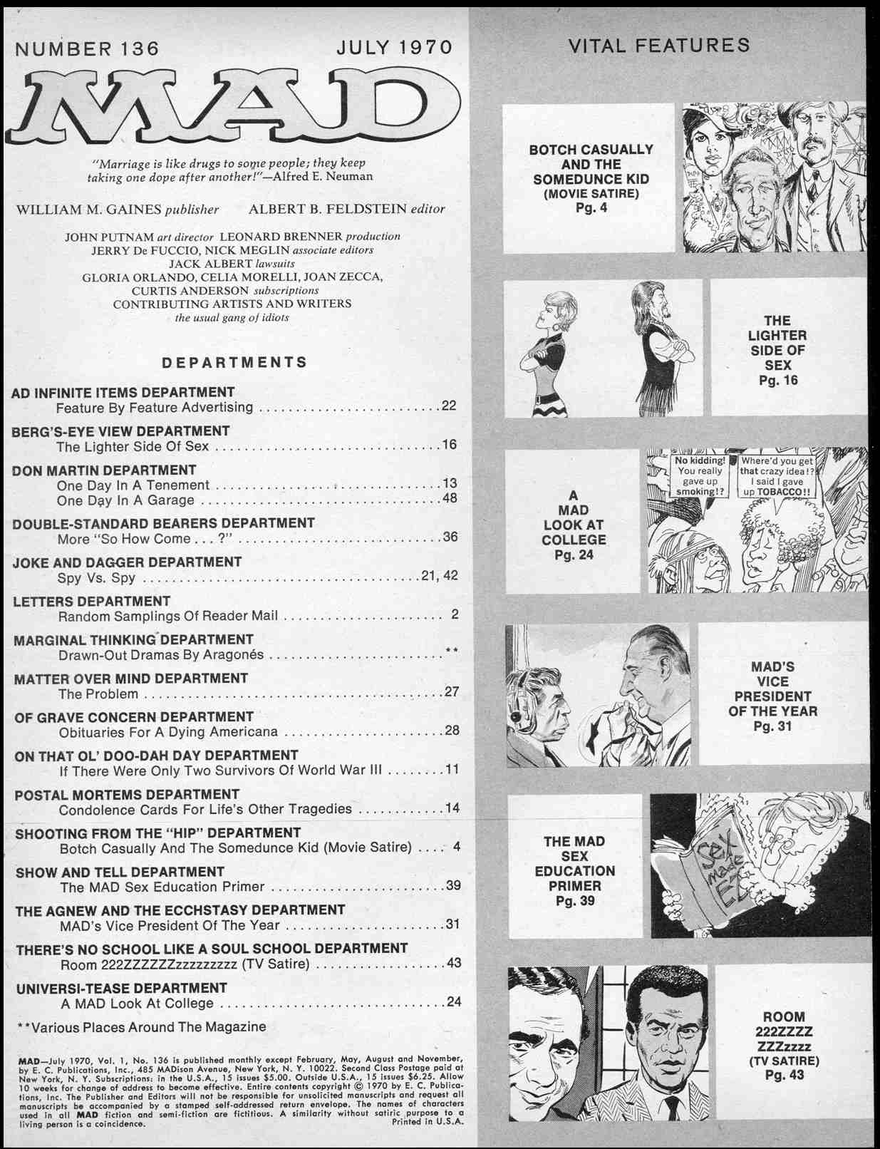 Read online MAD comic -  Issue #136 - 3