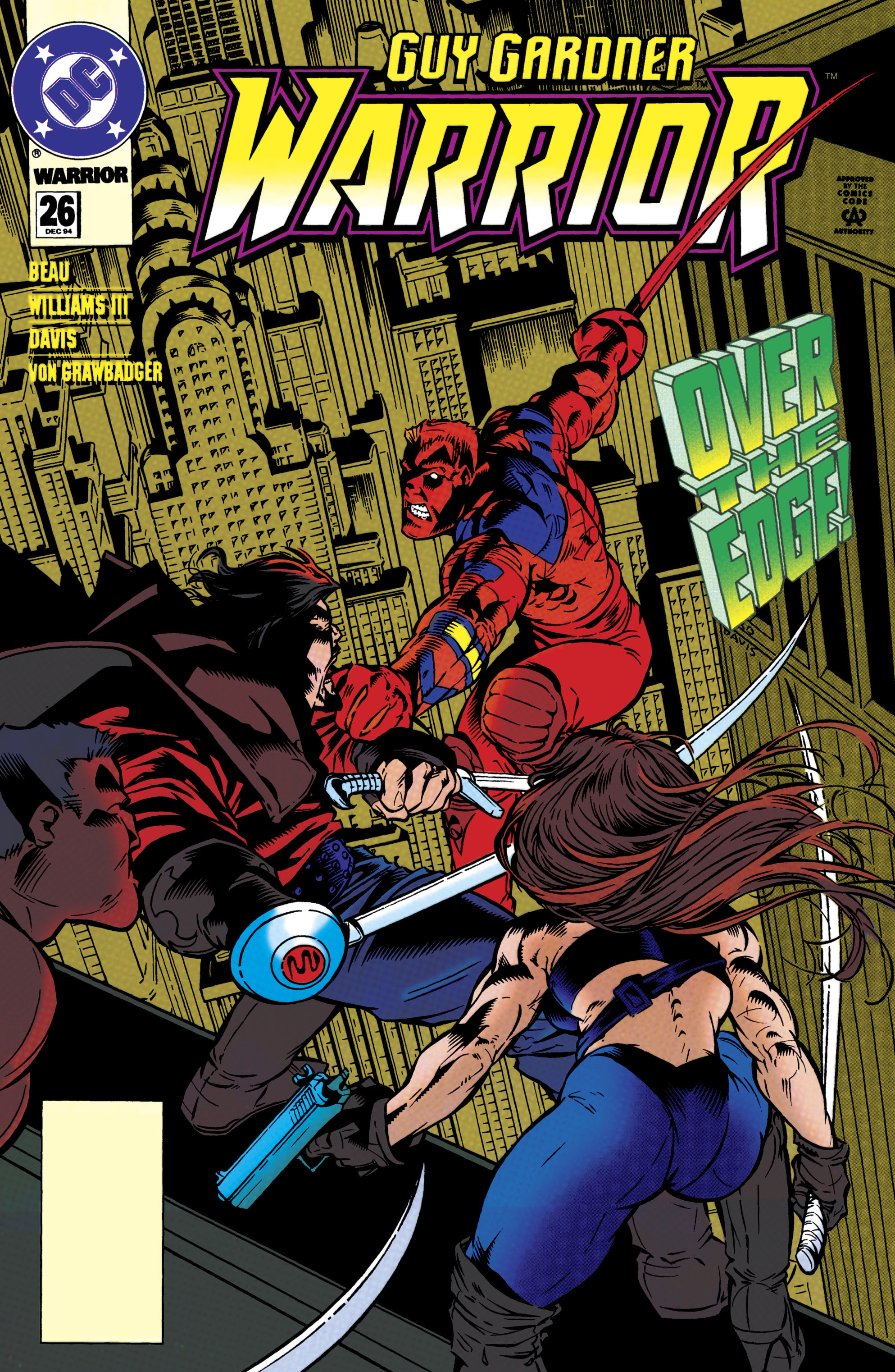 Read online Guy Gardner: Warrior comic -  Issue #26 - 1