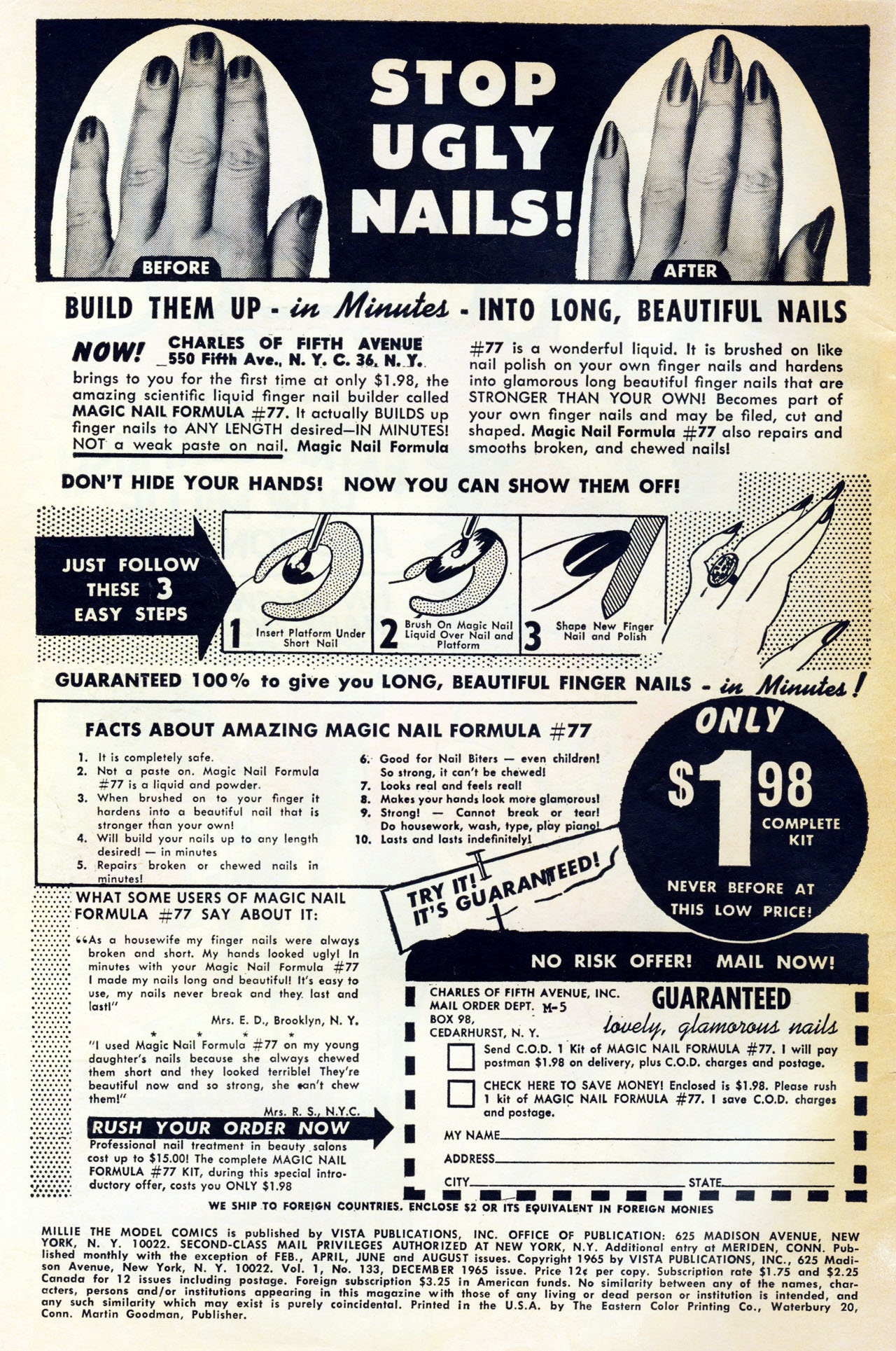 Read online Millie the Model comic -  Issue #133 - 2