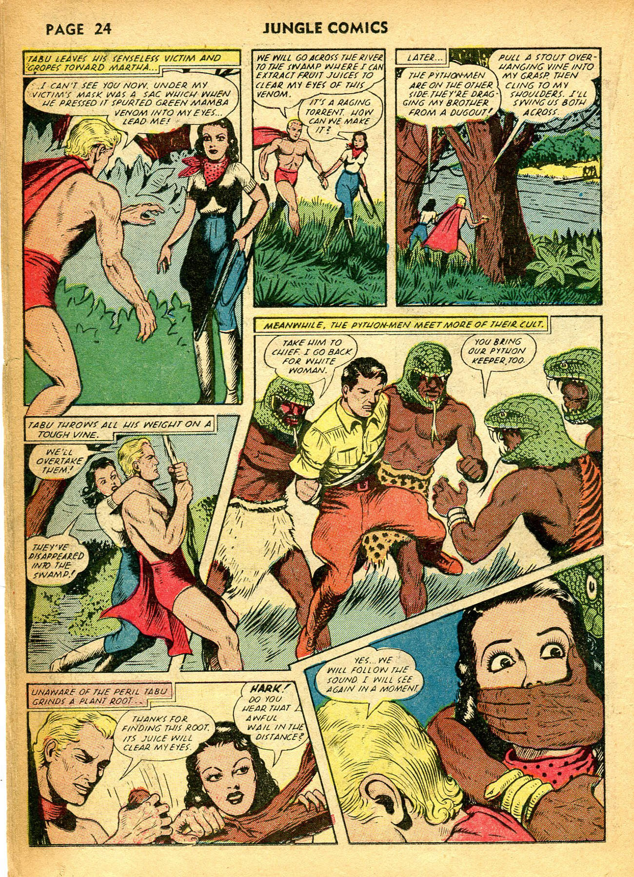 Read online Jungle Comics comic -  Issue #32 - 27