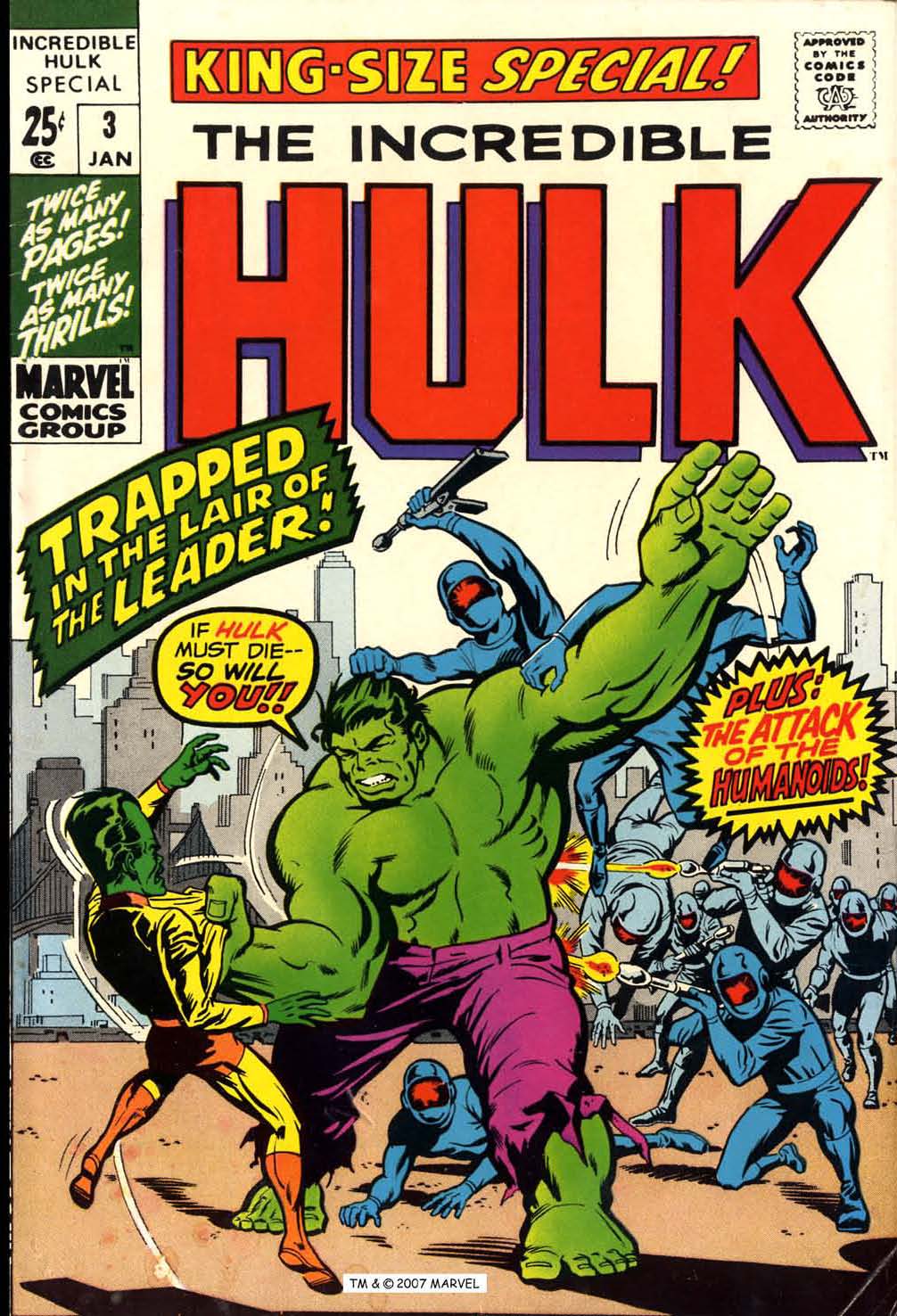Read online The Incredible Hulk Annual comic -  Issue #3 - 1