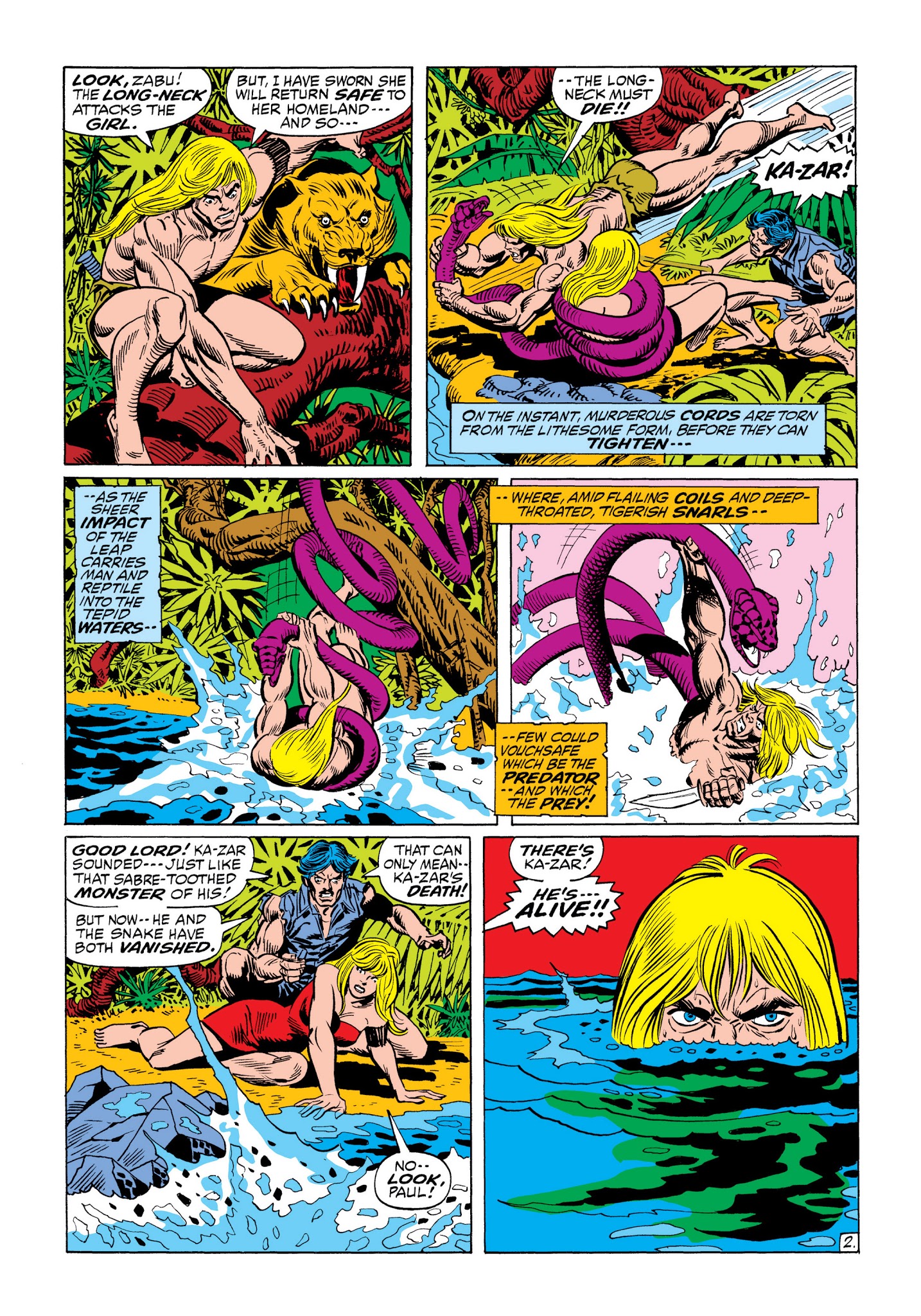 Read online Marvel Masterworks: Ka-Zar comic -  Issue # TPB 1 (Part 2) - 70