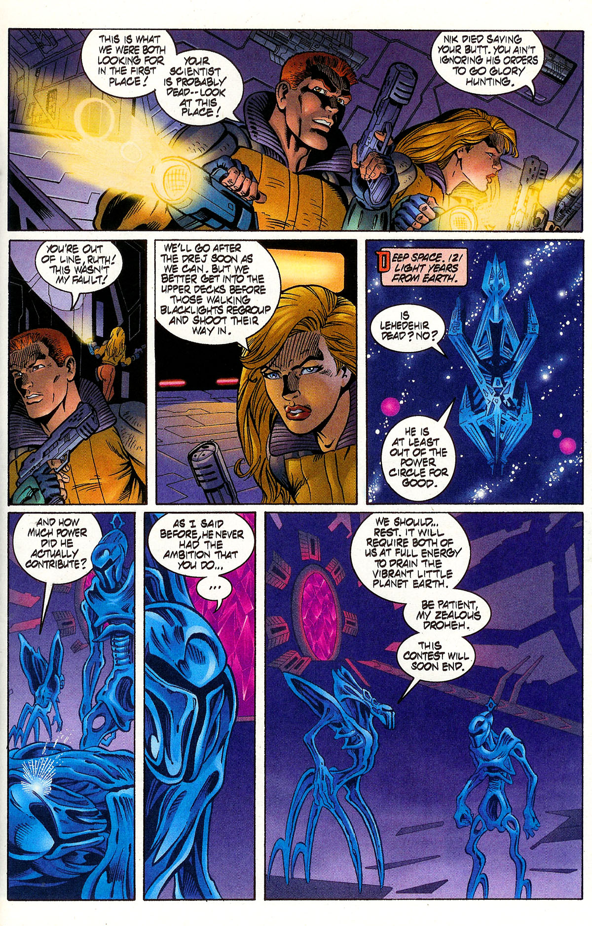 Read online Titan A.E. comic -  Issue #2 - 17