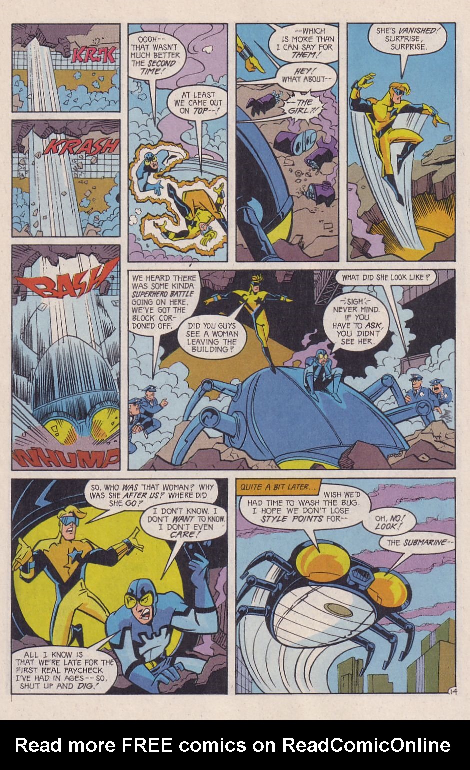 Read online Adventures in the DC Universe comic -  Issue #8 - 15