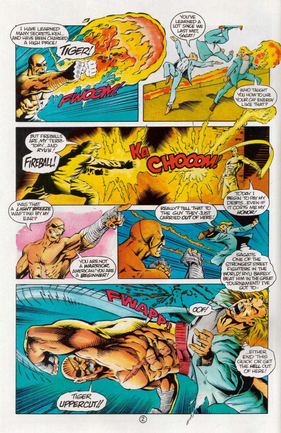 Read online Street Fighter (1991) comic -  Issue #2 - 3