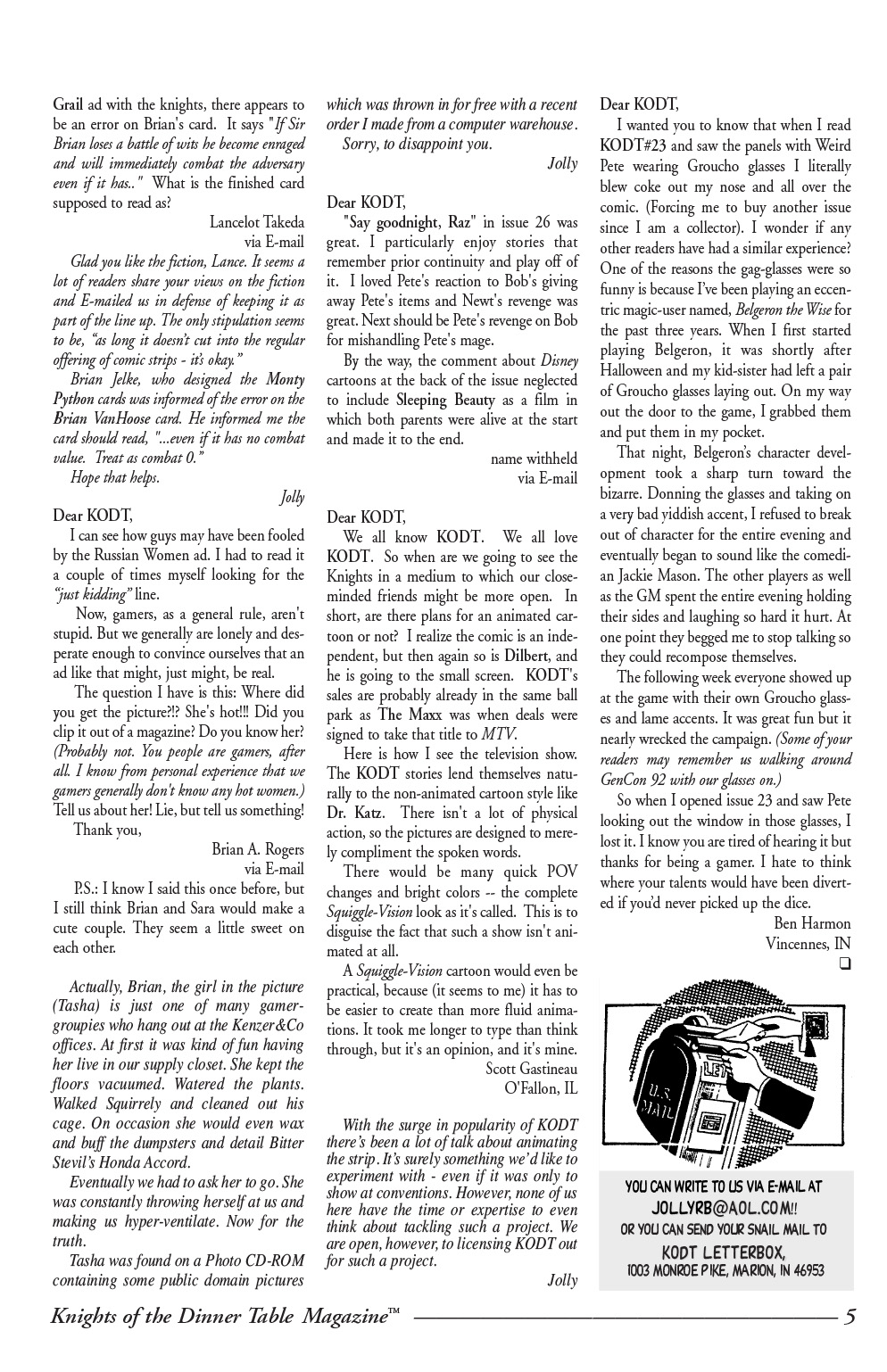 Read online Knights of the Dinner Table comic -  Issue #29 - 7