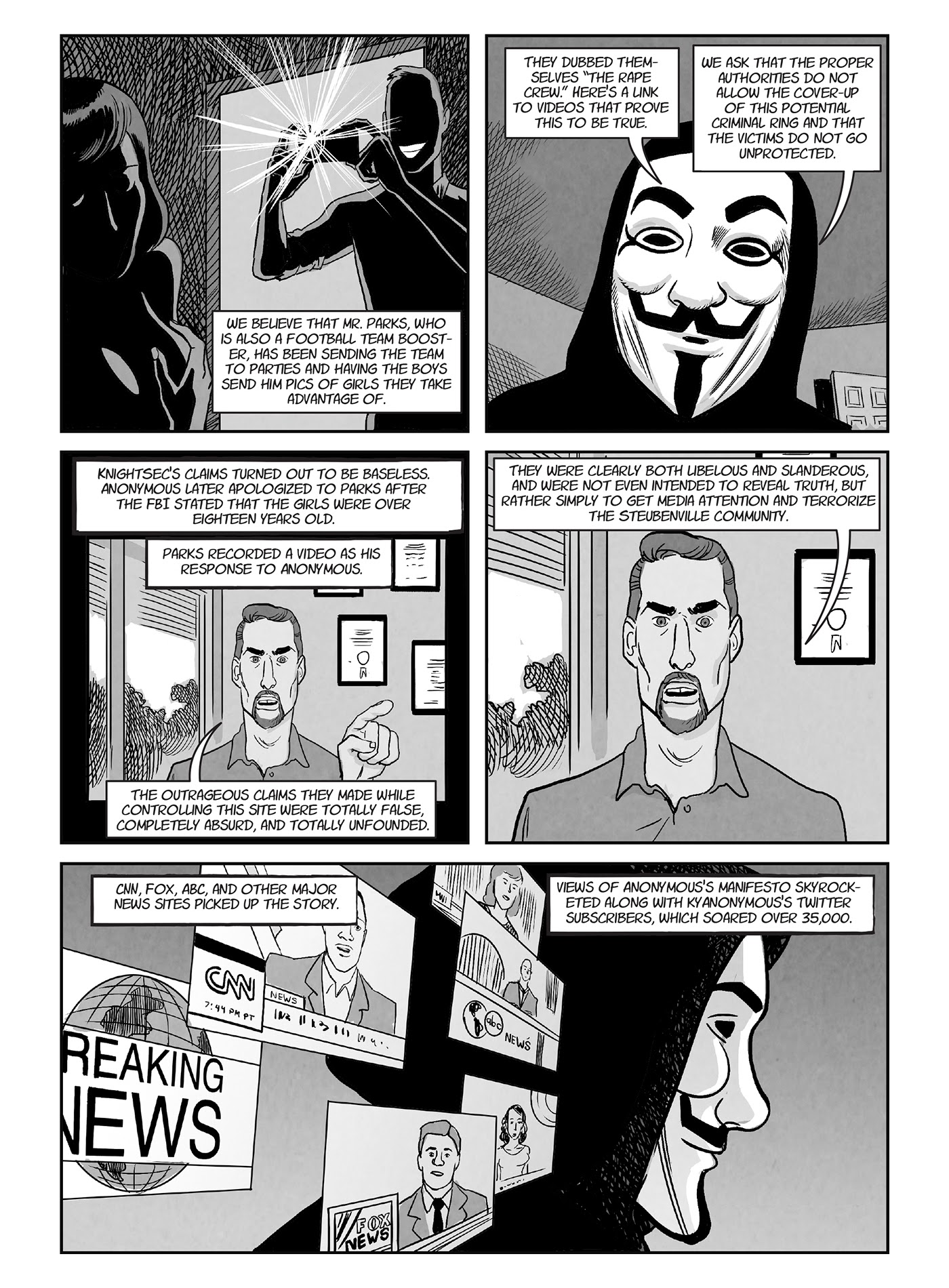 Read online A for Anonymous: How a Mysterious Hacker Collective Transformed the World comic -  Issue # TPB - 90