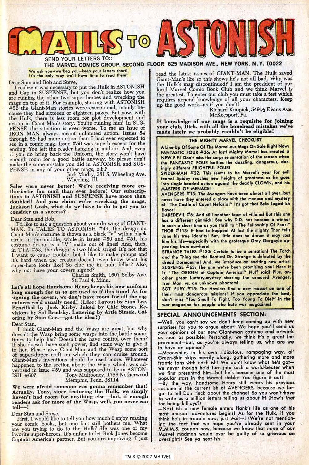 Read online Tales to Astonish (1959) comic -  Issue #65 - 33