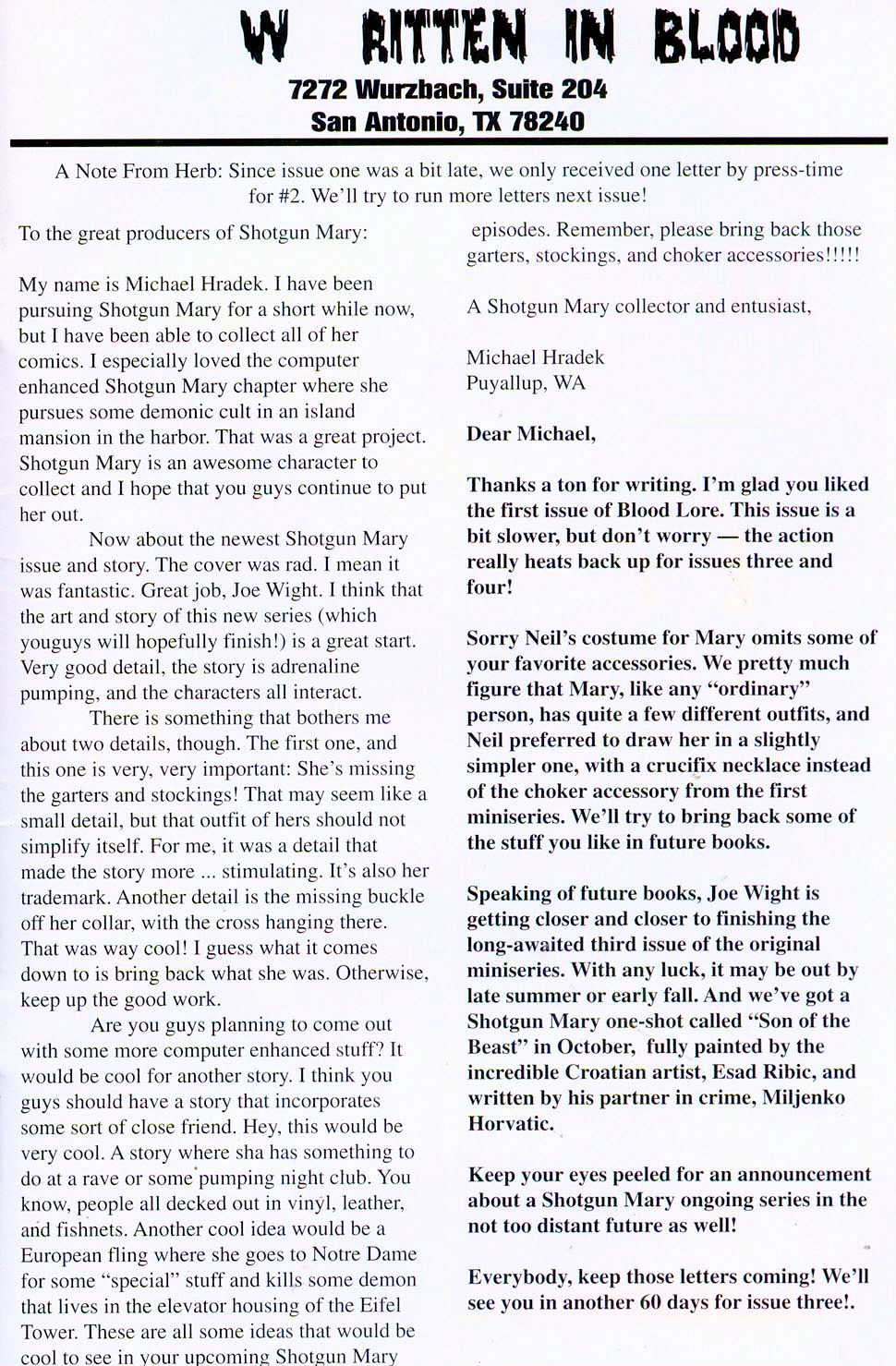 Read online Shotgun Mary: Blood Lore comic -  Issue #2 - 26