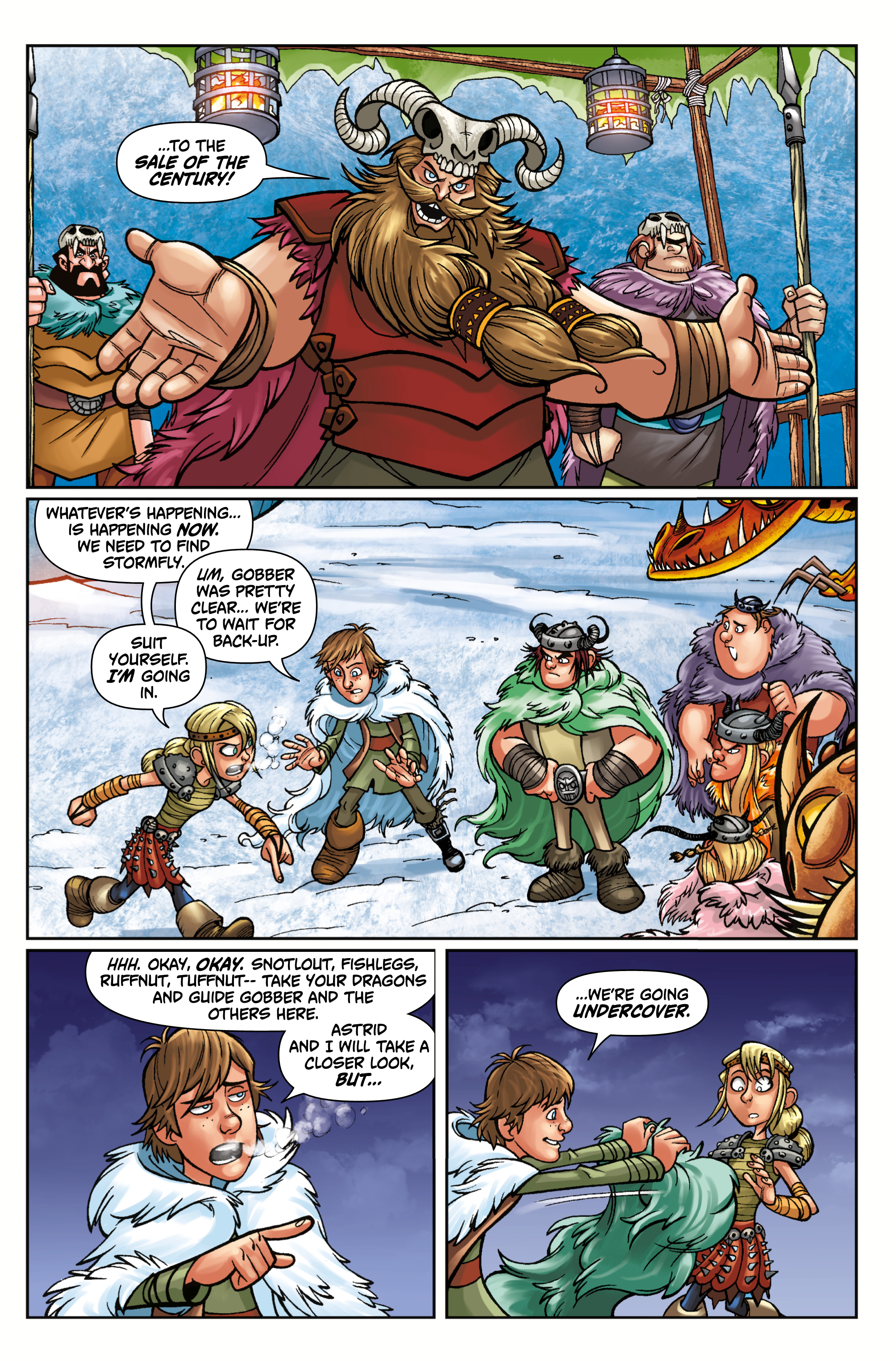 Read online DreamWorks Dragons: Riders of Berk comic -  Issue # _TPB - 32