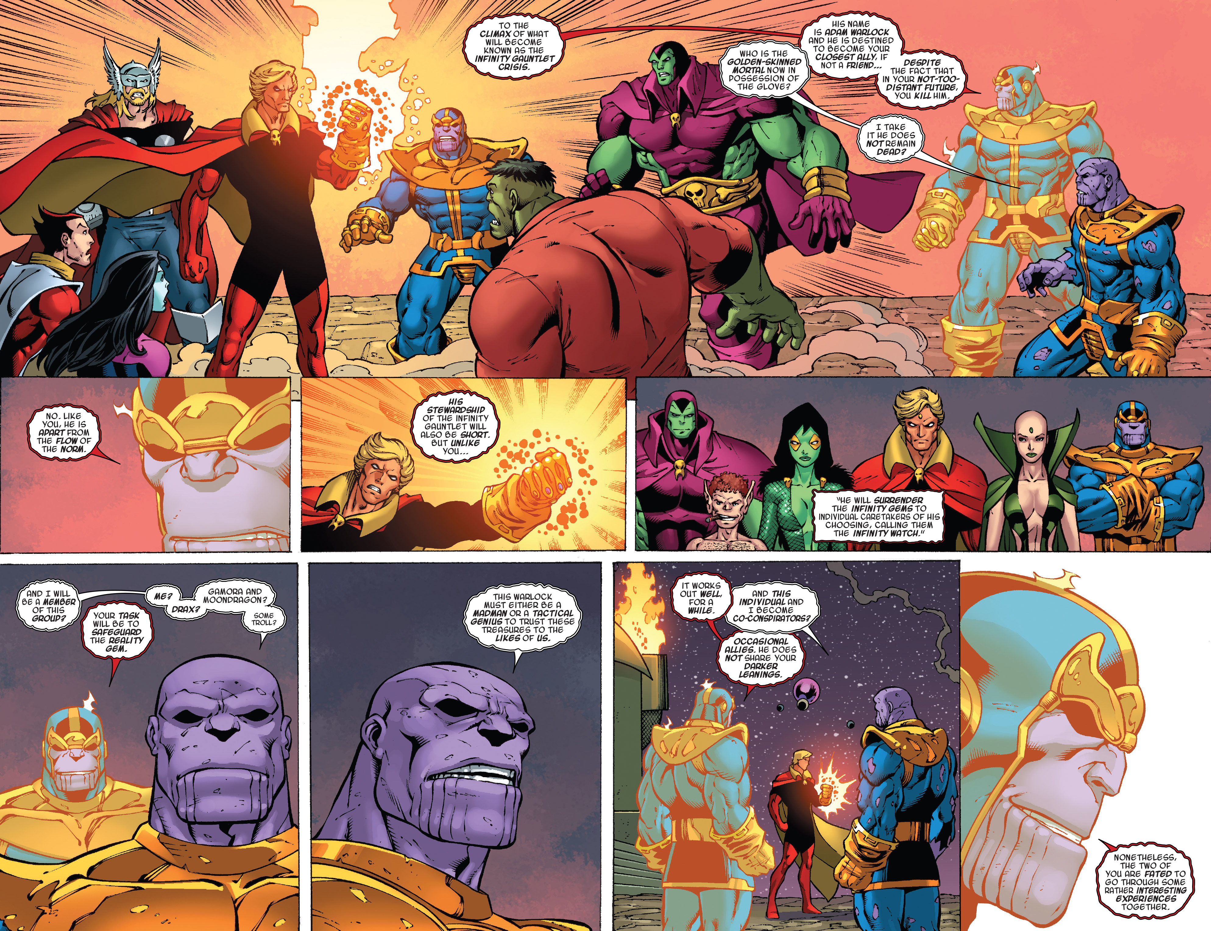 Read online Thanos: A God Up There Listening comic -  Issue # TPB - 376