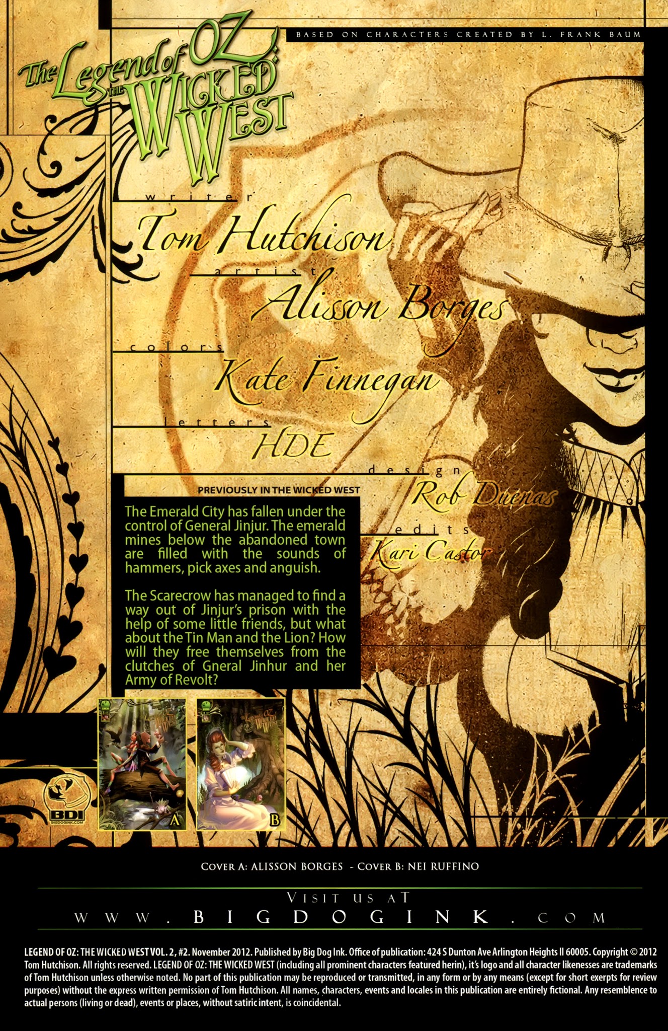 Read online Legend of Oz: The Wicked West comic -  Issue #2 - 3