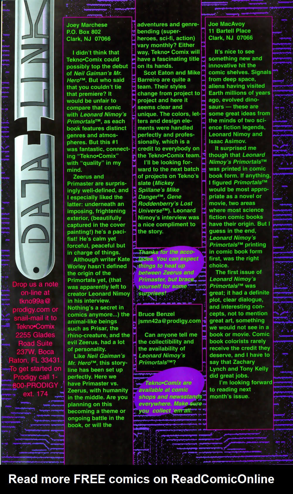 Read online Leonard Nimoy's Primortals (1995) comic -  Issue #2 - 26