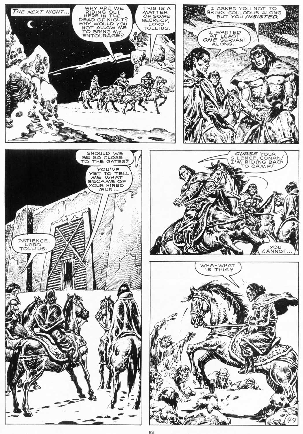 Read online The Savage Sword Of Conan comic -  Issue #155 - 54