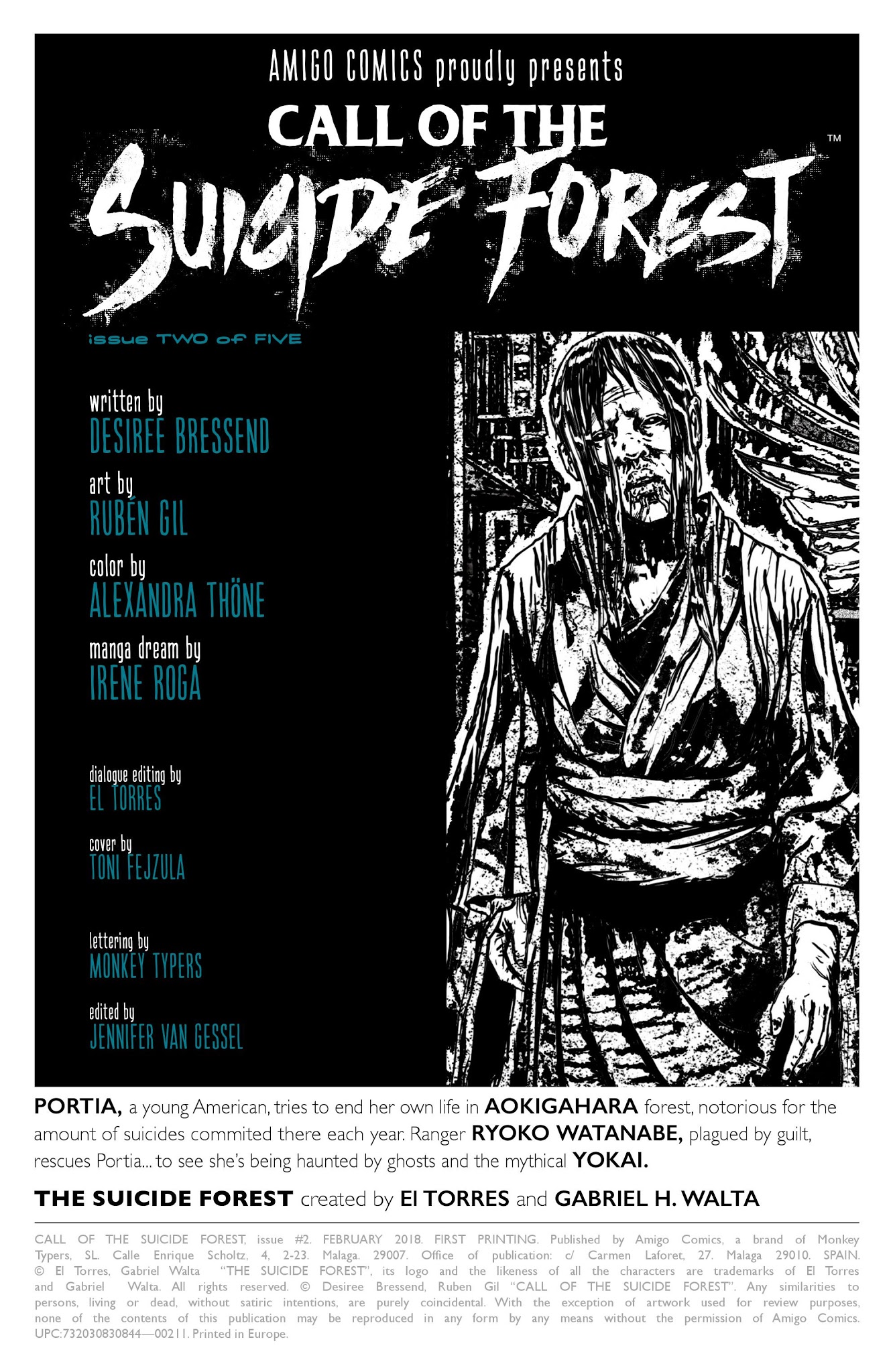 Read online Call of the Suicide Forest comic -  Issue #2 - 2
