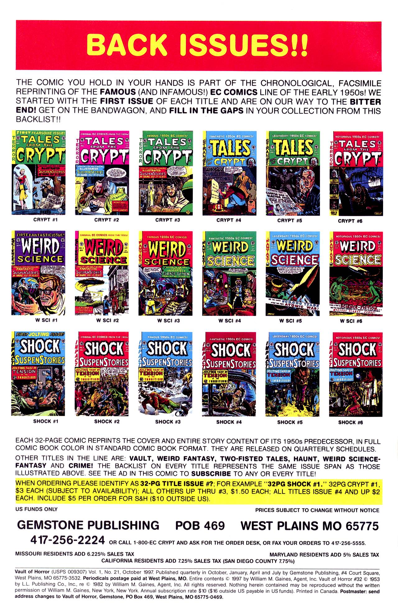 Read online The Vault of Horror (1950) comic -  Issue #32 - 34