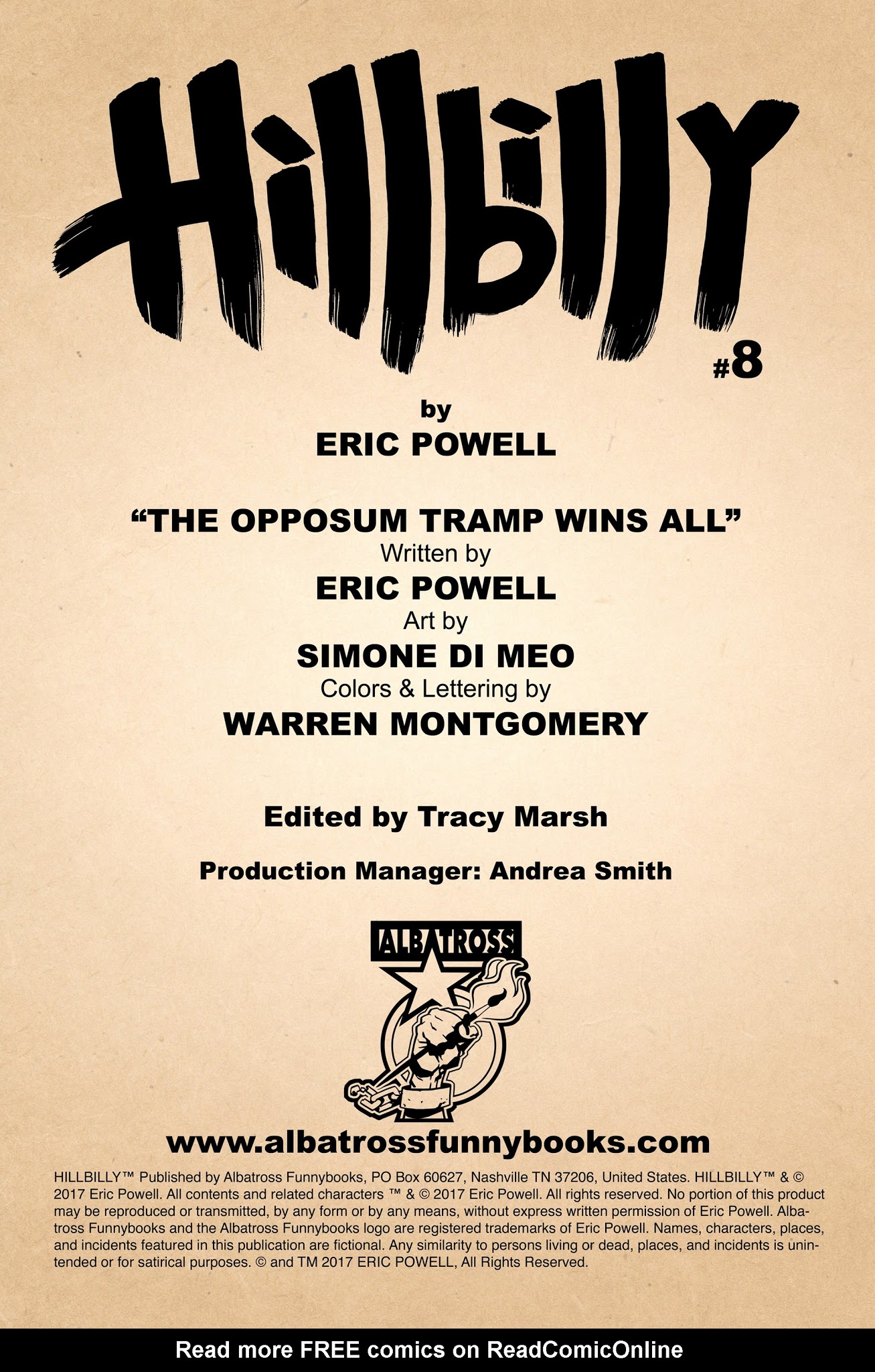 Read online Hillbilly comic -  Issue #8 - 2