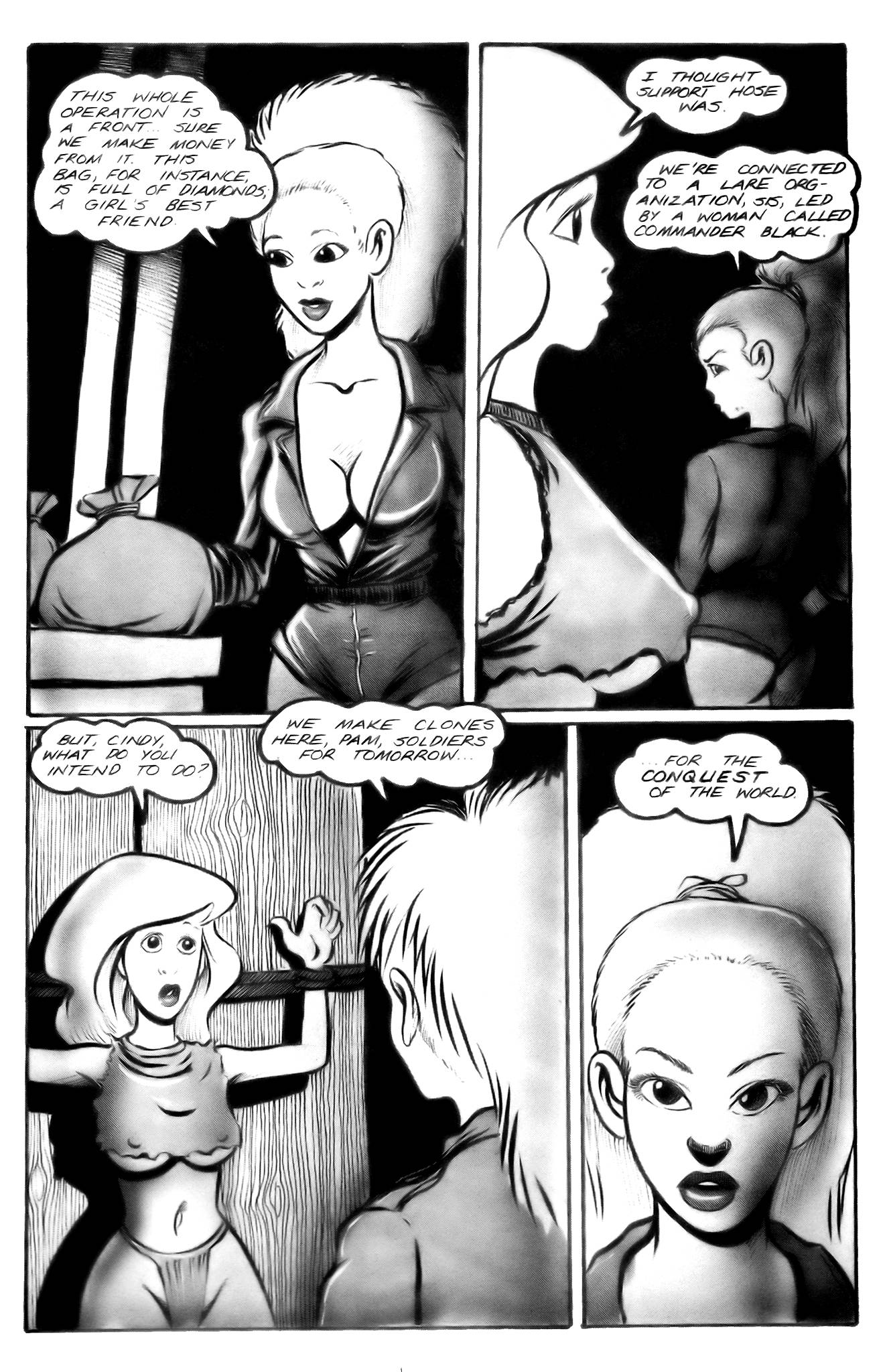 Read online Leather & Lace (1989) comic -  Issue #7 - 8