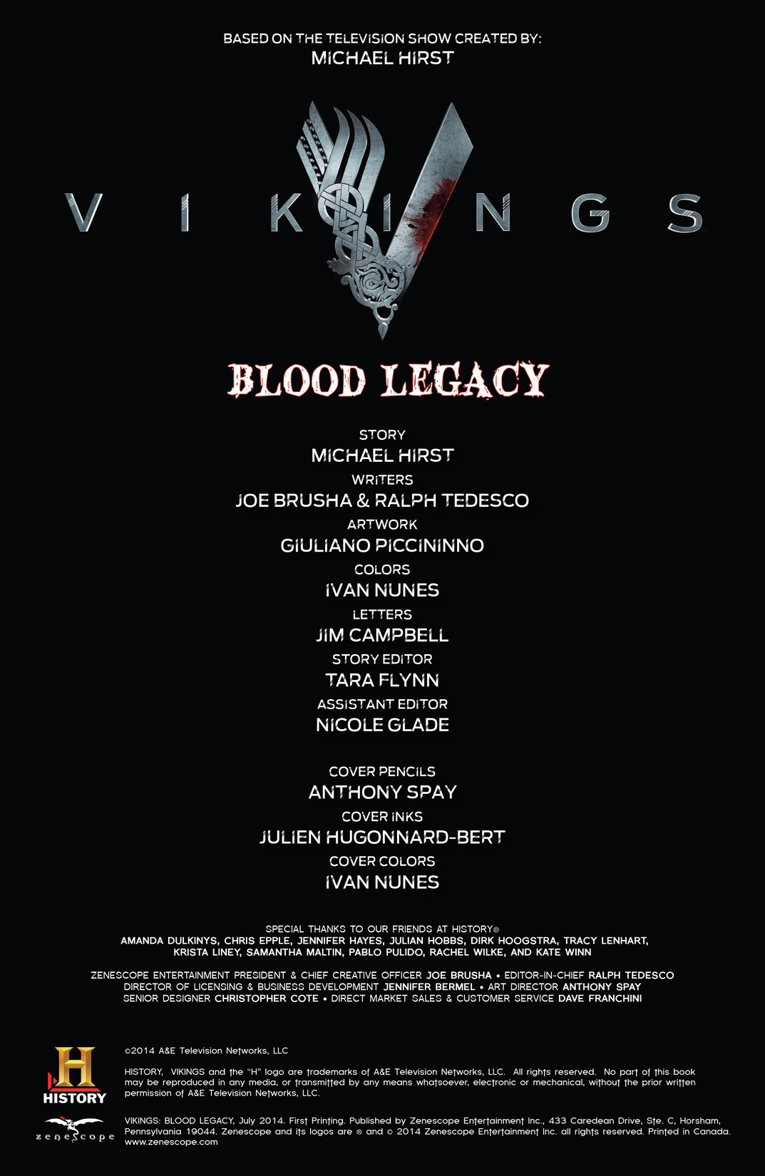 Read online Vikings: Blood Legacy comic -  Issue # Full - 2