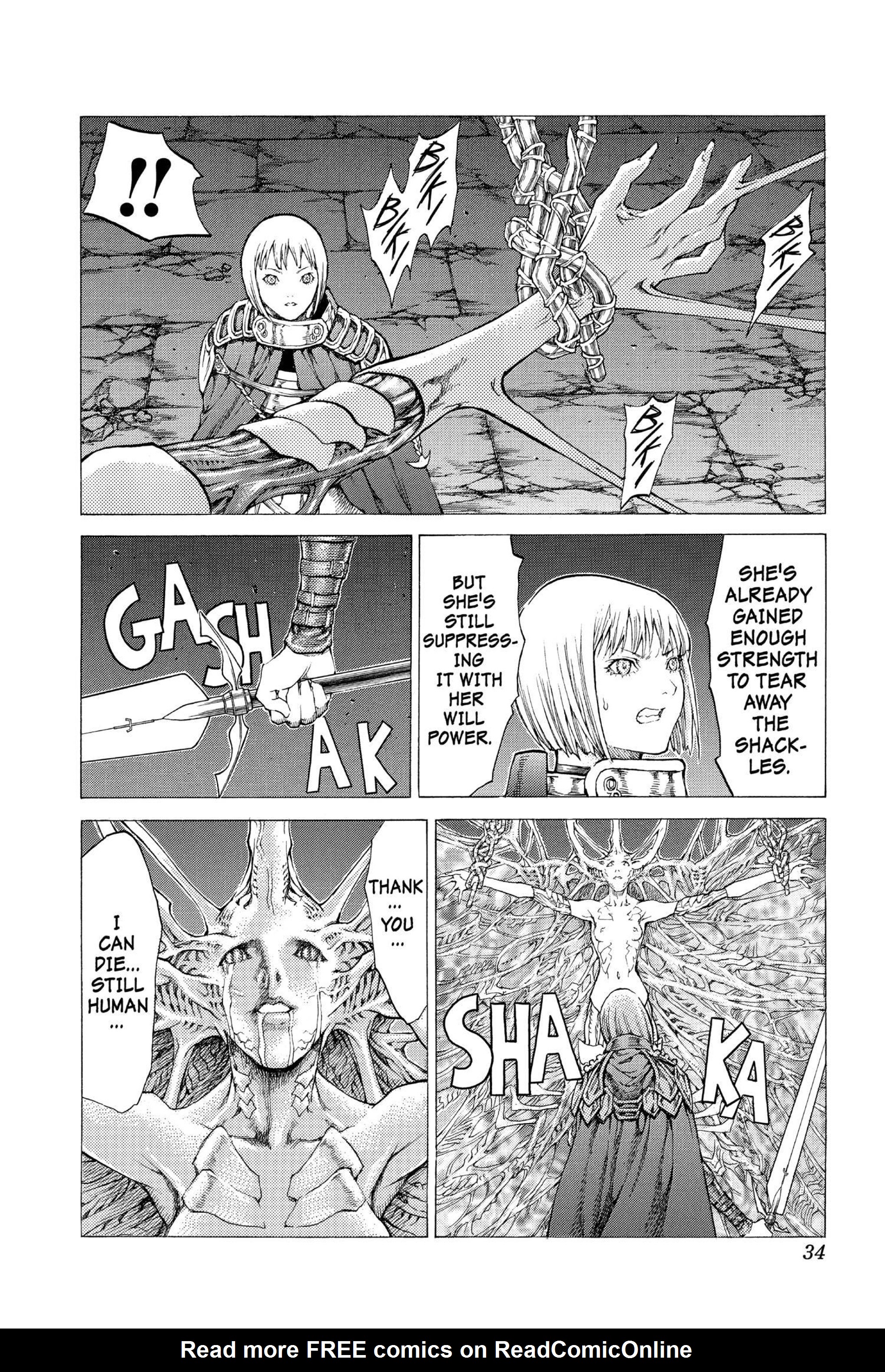 Read online Claymore comic -  Issue #9 - 33