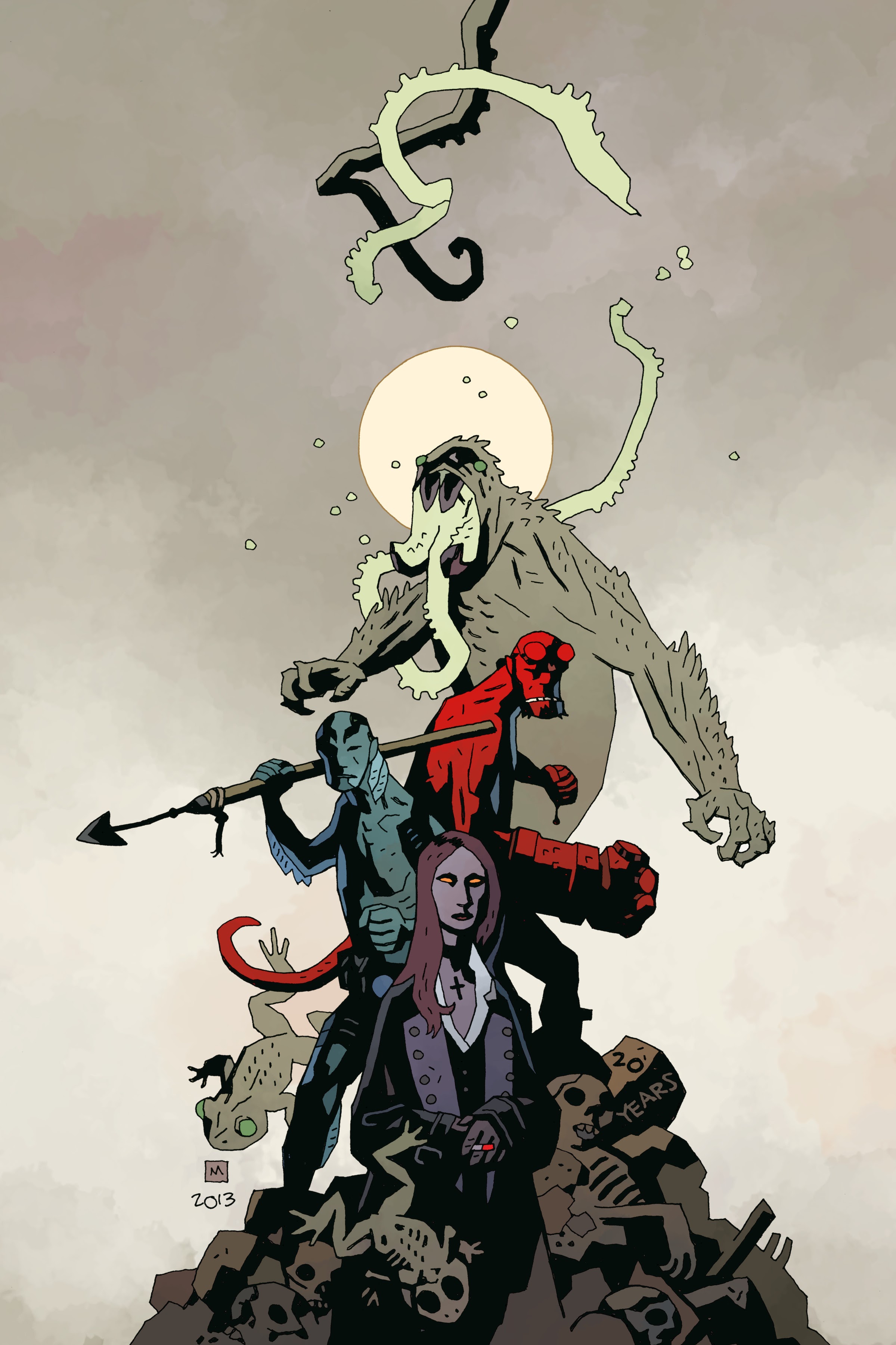 Read online Hellboy: 25 Years of Covers comic -  Issue # TPB (Part 2) - 42
