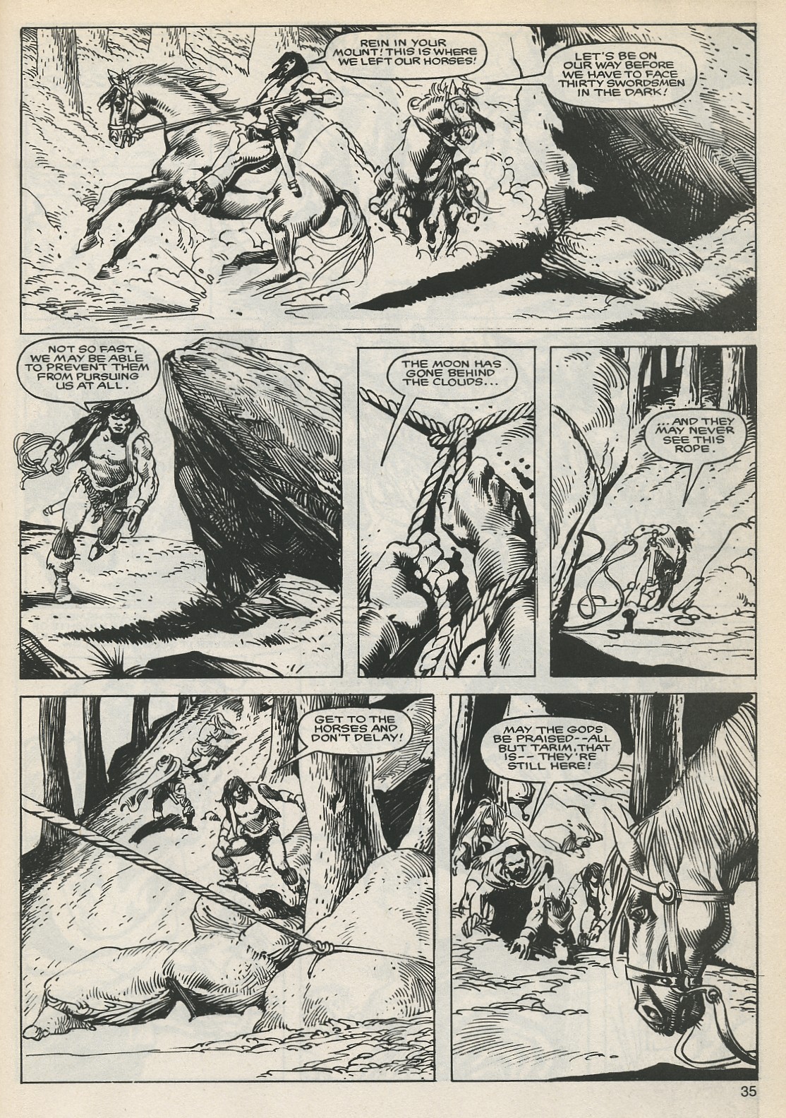 Read online The Savage Sword Of Conan comic -  Issue #127 - 35