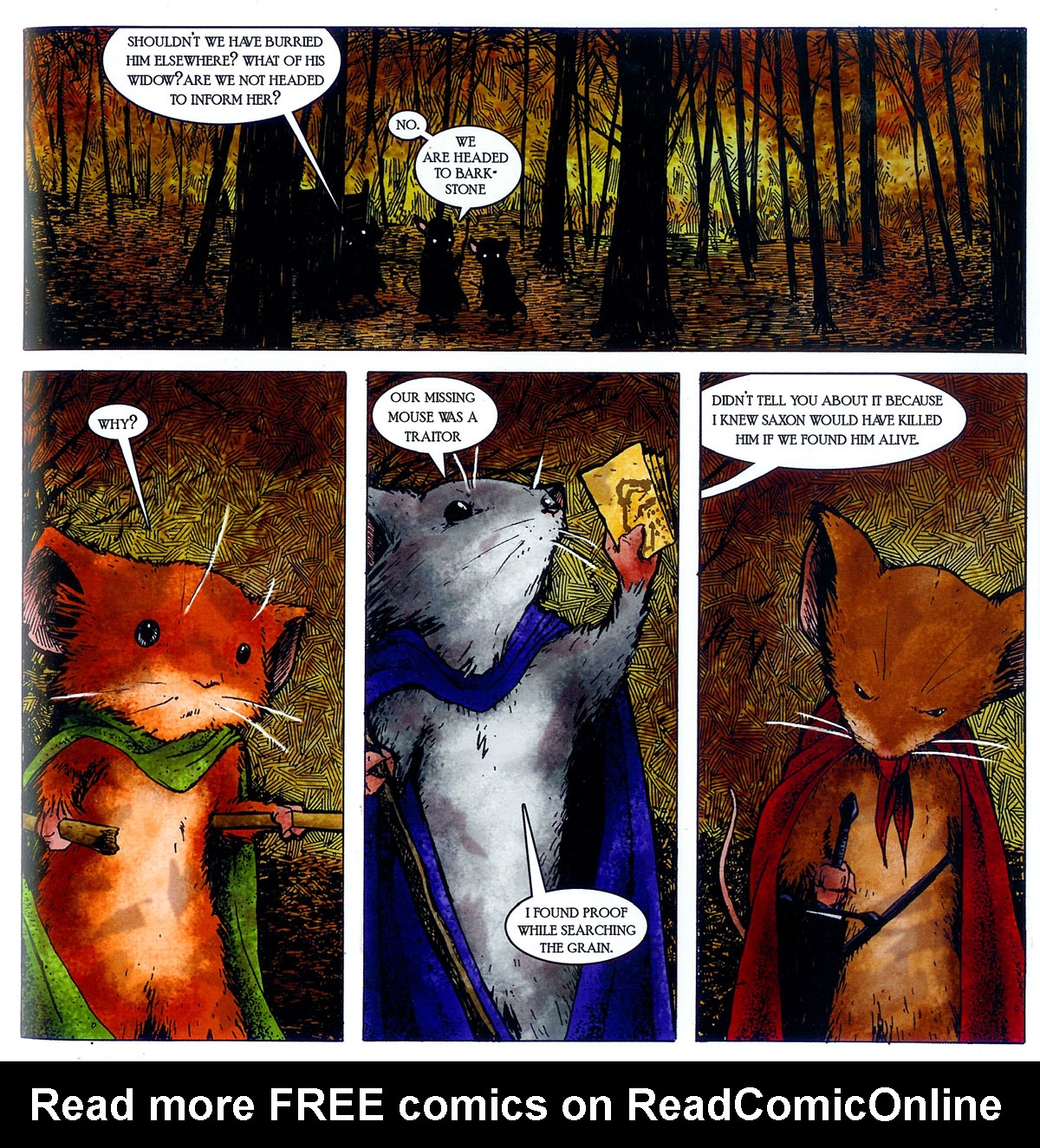 Read online Mouse Guard comic -  Issue #1 - 23