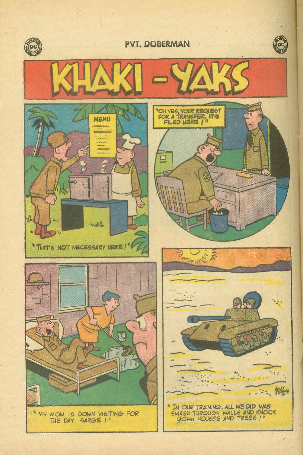 Read online Sgt. Bilko's Pvt. Doberman comic -  Issue #7 - 12