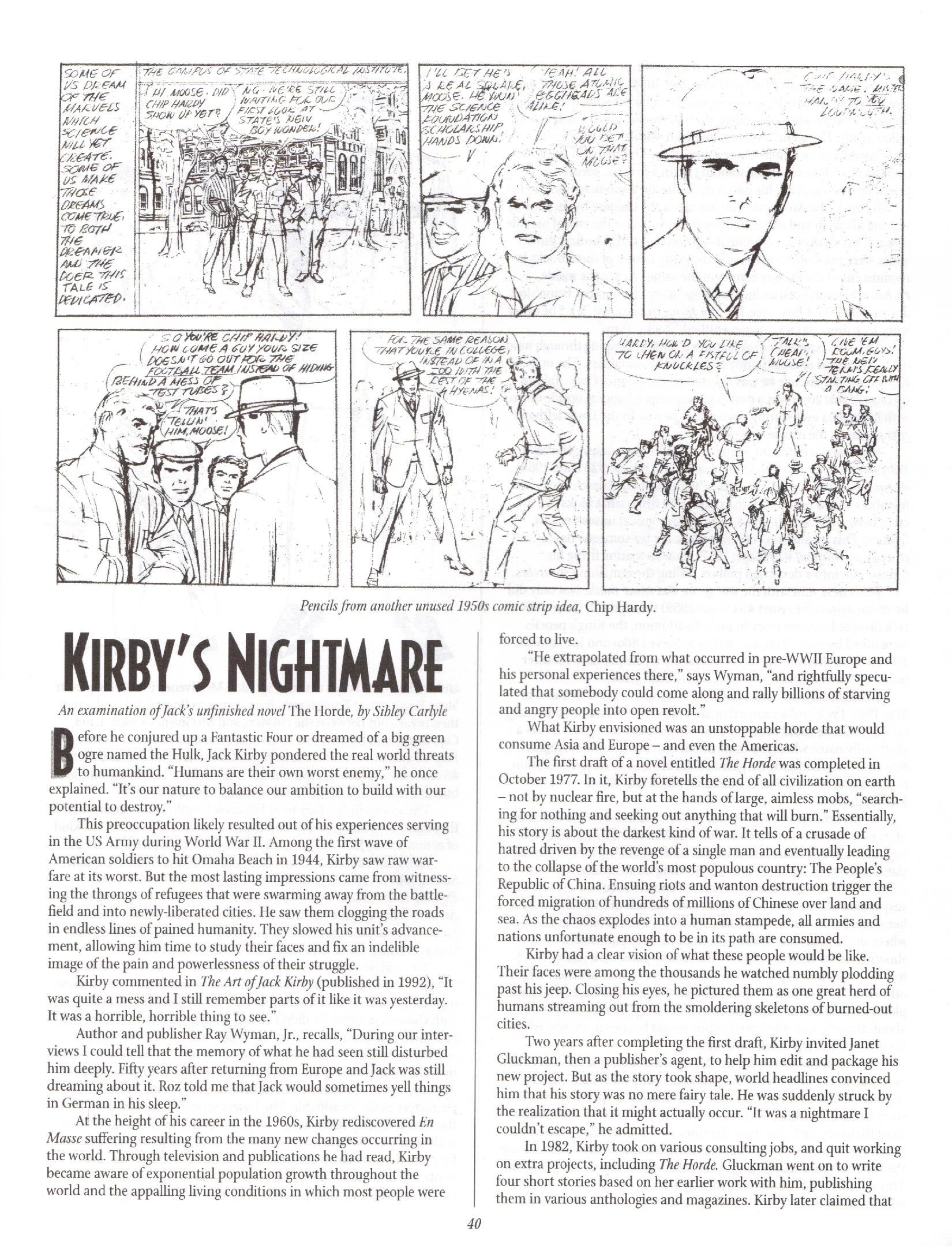 Read online The Jack Kirby Collector comic -  Issue #16 - 40
