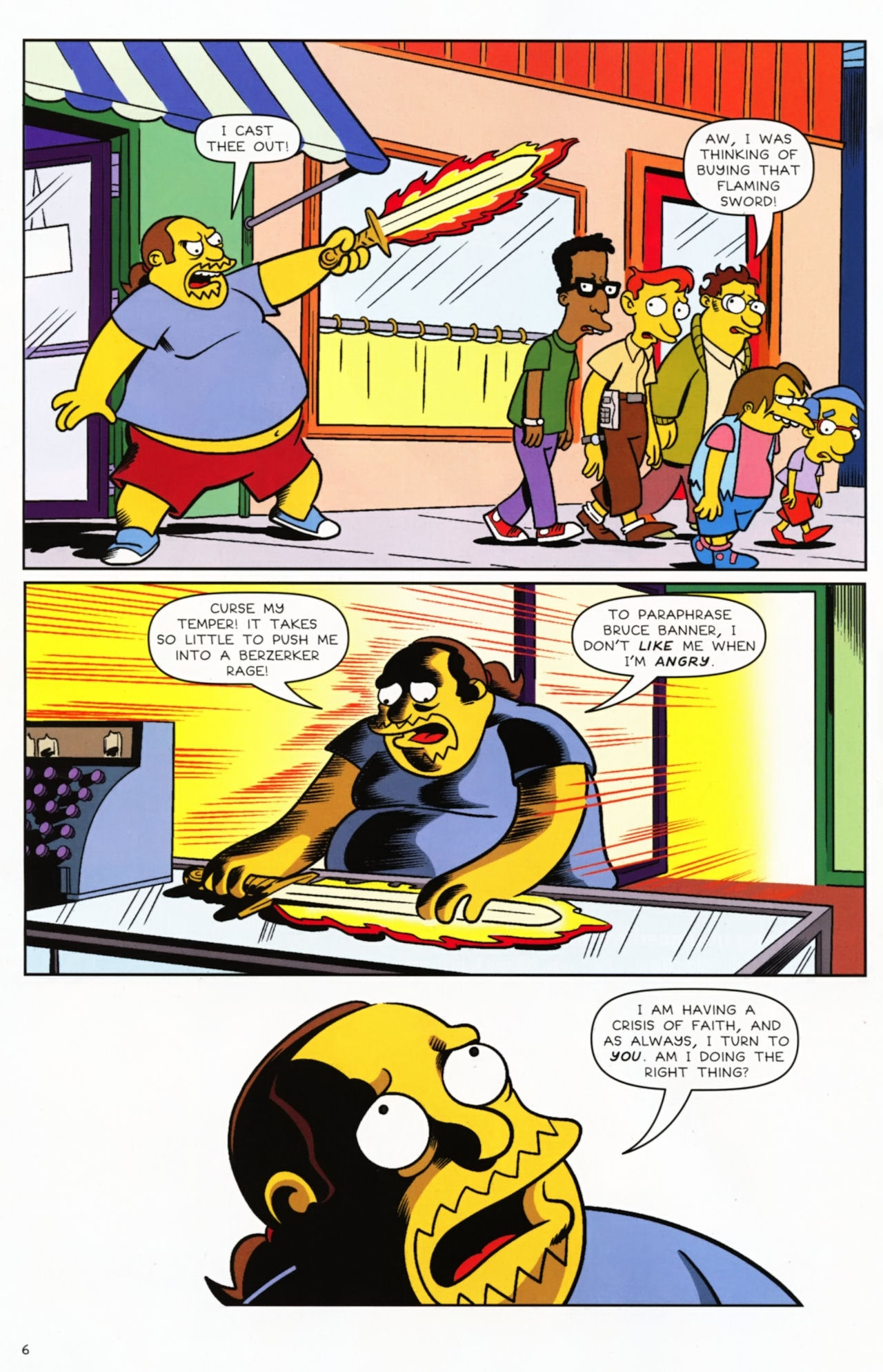 Read online Bongo Comics presents Comic Book Guy: The Comic Book comic -  Issue #1 - 14
