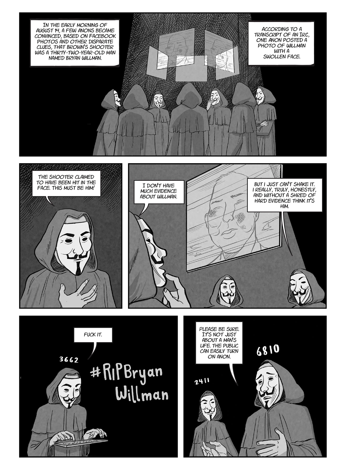 Read online A for Anonymous: How a Mysterious Hacker Collective Transformed the World comic -  Issue # TPB - 110