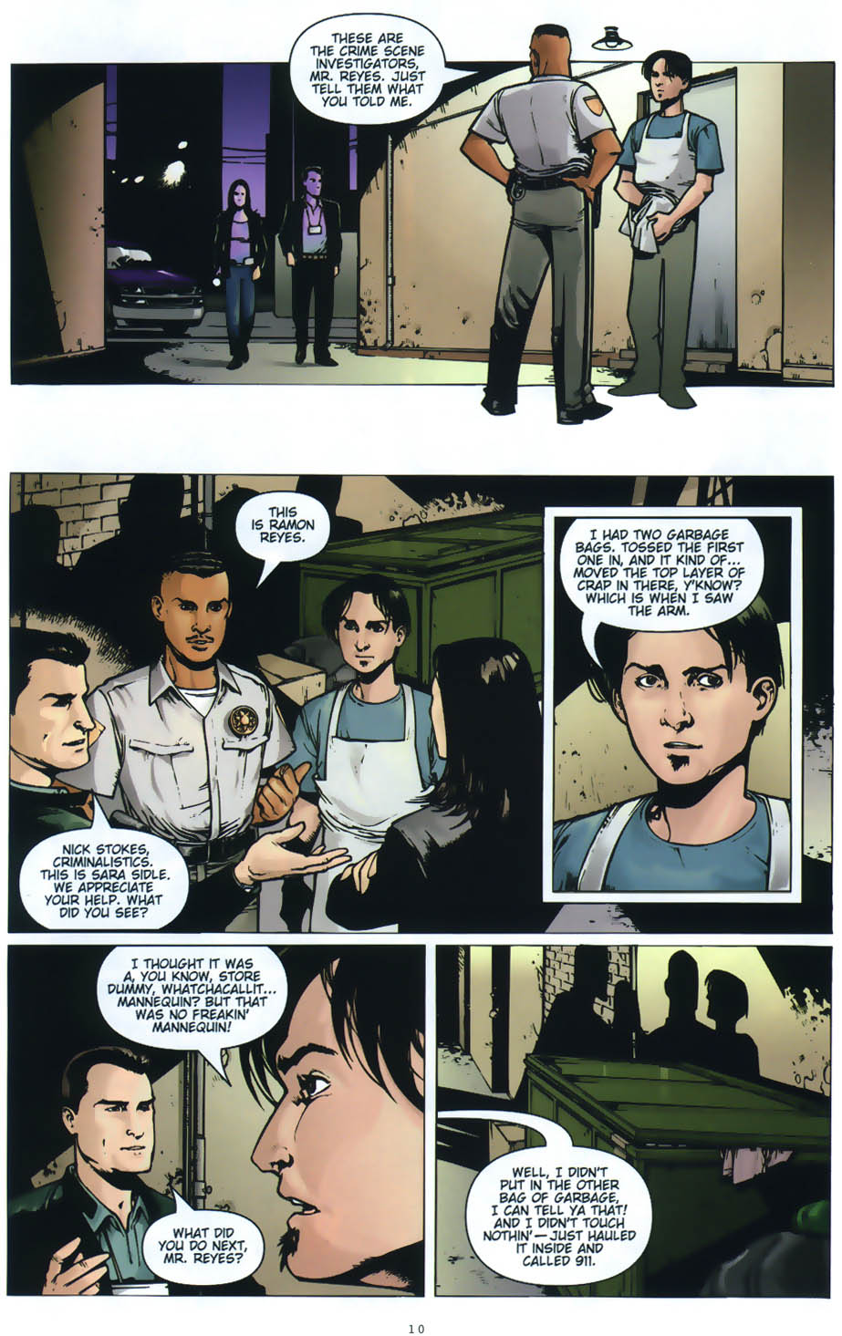 Read online CSI: Crime Scene Investigation comic -  Issue #1 - 13