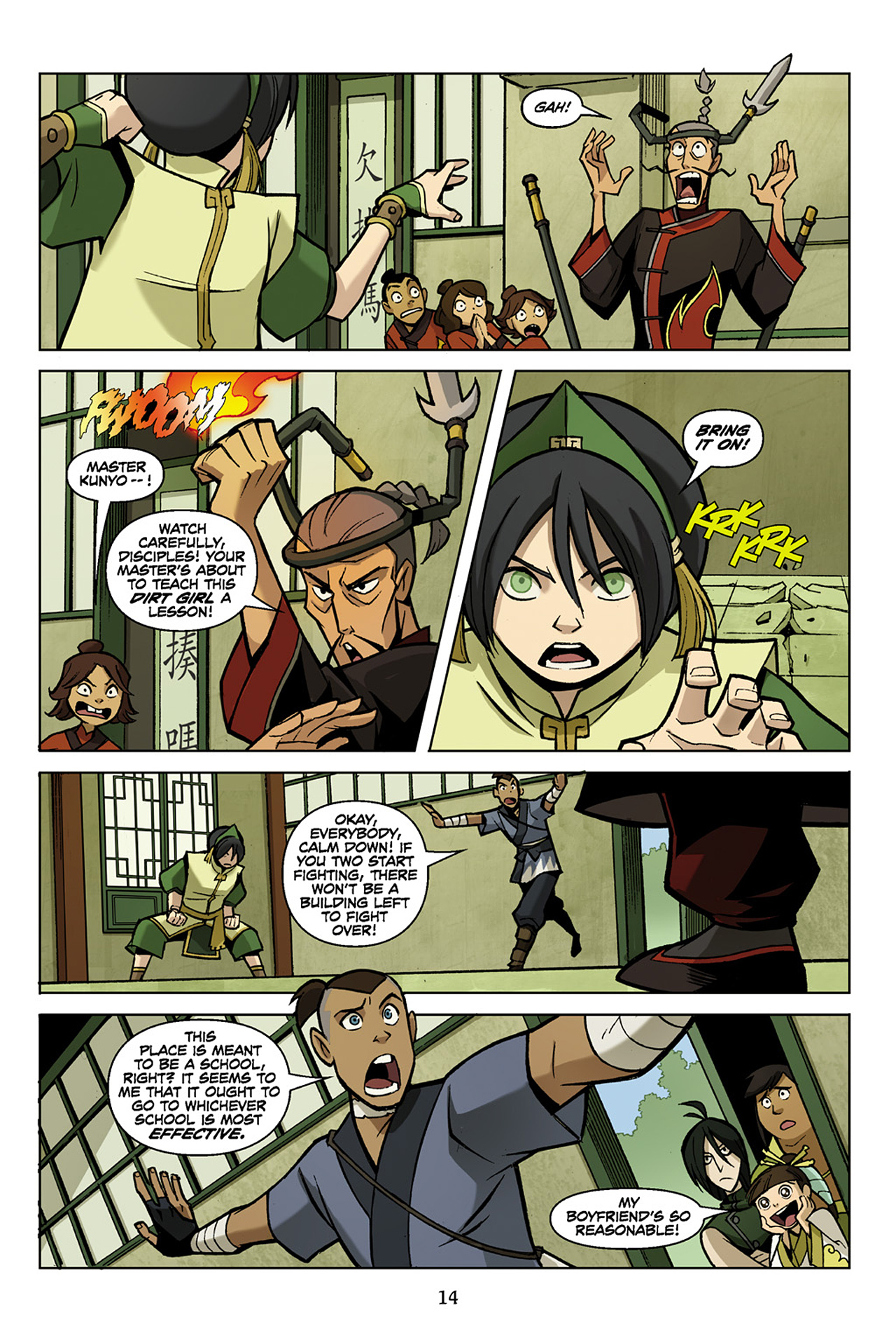 Read online Nickelodeon Avatar: The Last Airbender - The Promise comic -  Issue # Part 2 - 15