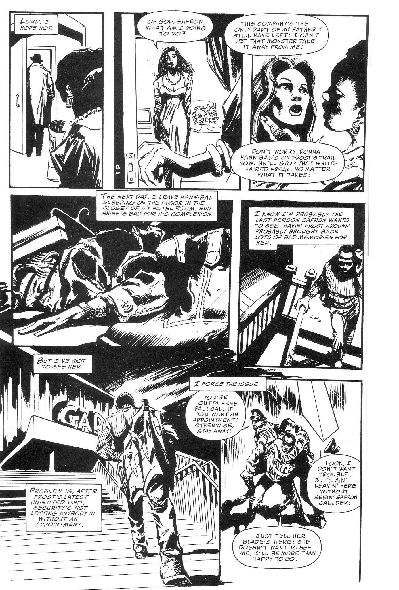 Read online Blade: Black & White comic -  Issue # TPB - 120