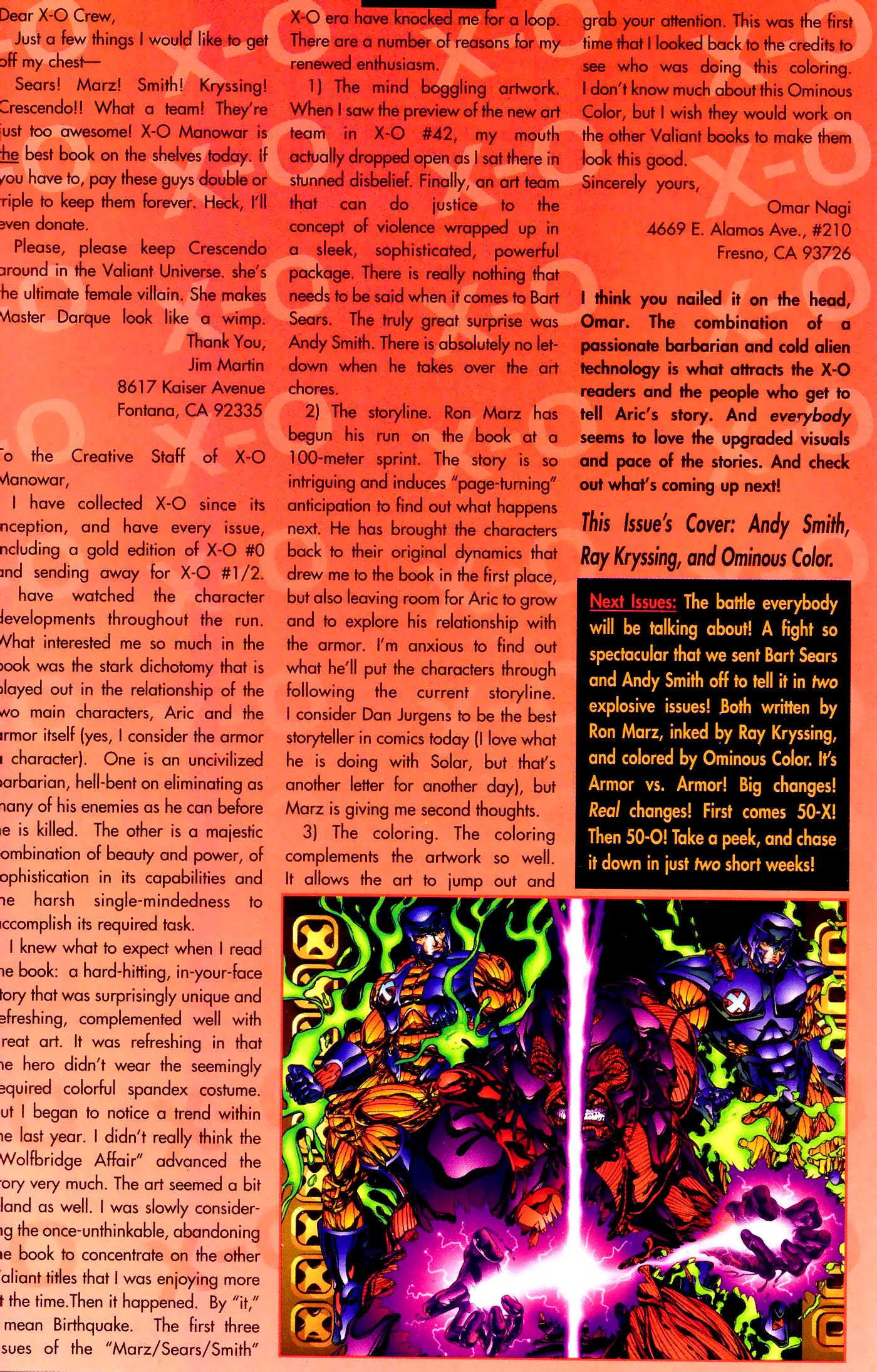 Read online X-O Manowar (1992) comic -  Issue #49 - 21