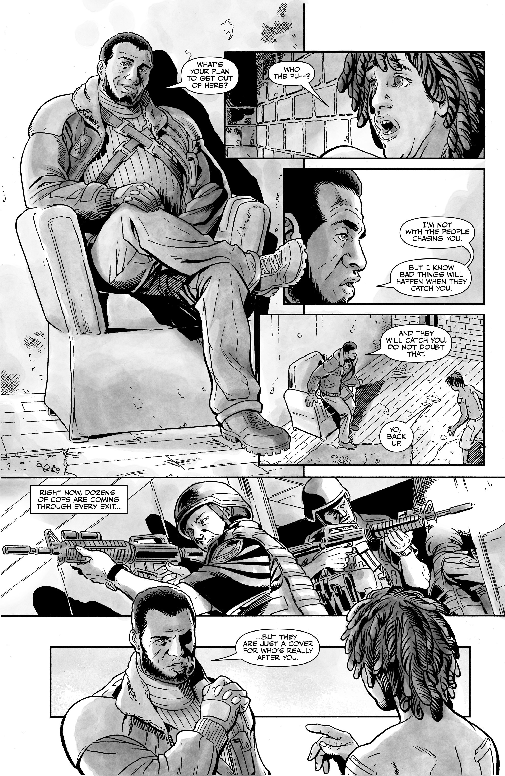 Read online Black comic -  Issue #1 - 11