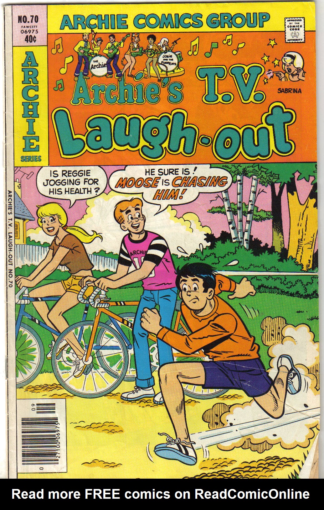 Read online Archie's TV Laugh-Out comic -  Issue #70 - 1