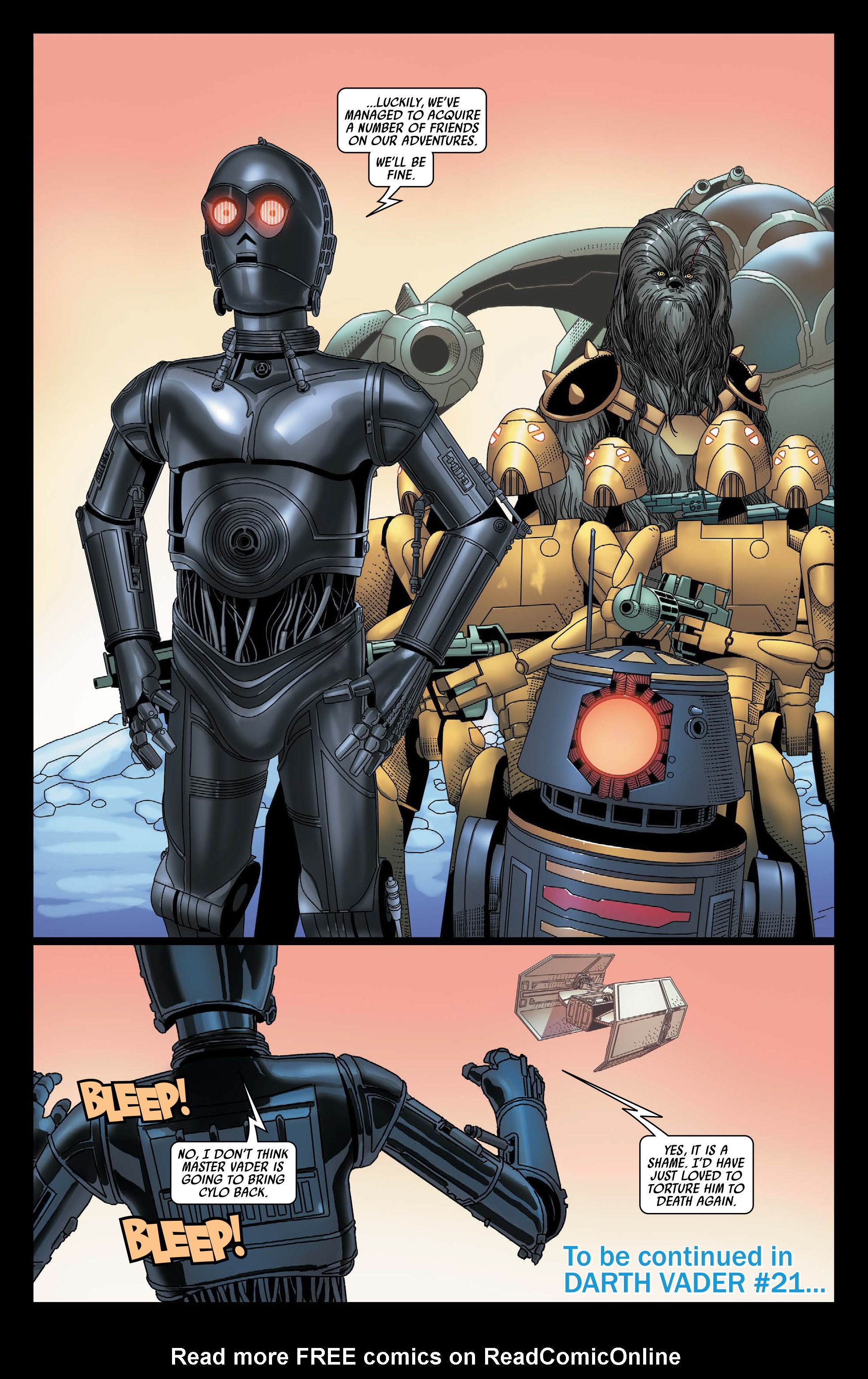 Read online Darth Vader comic -  Issue #20 - 21