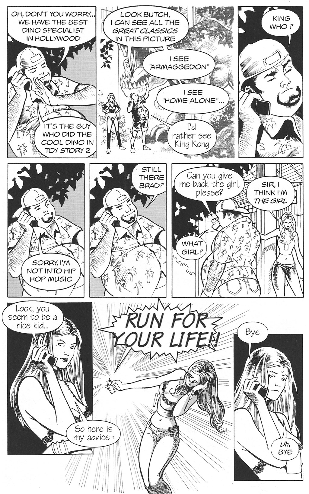 Read online Cavewoman: The Movie comic -  Issue # Full - 25