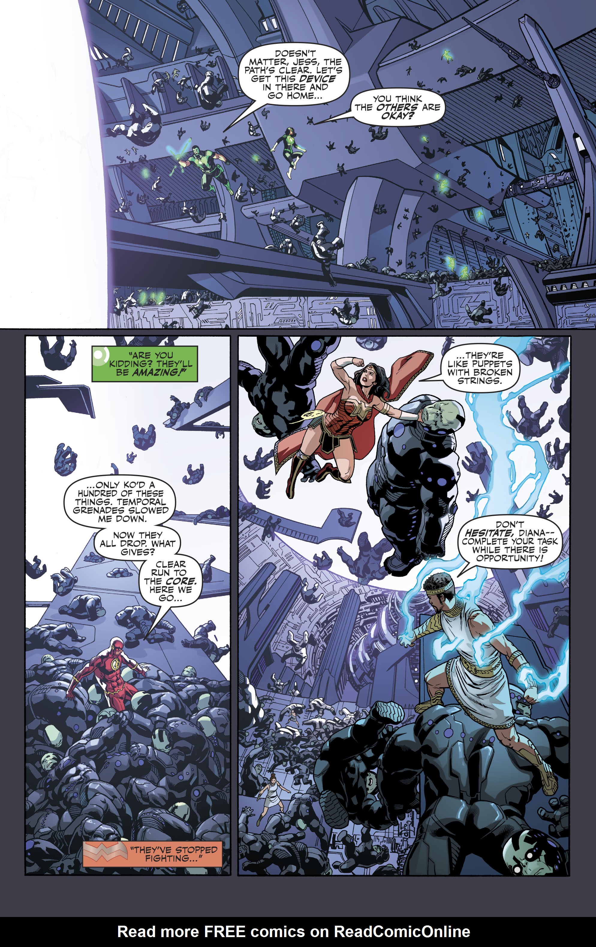 Read online Justice League (2016) comic -  Issue #18 - 18