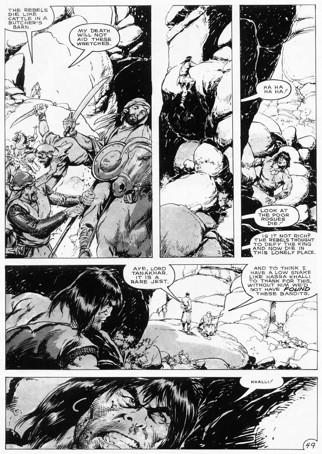 Read online The Savage Sword Of Conan comic -  Issue #153 - 51