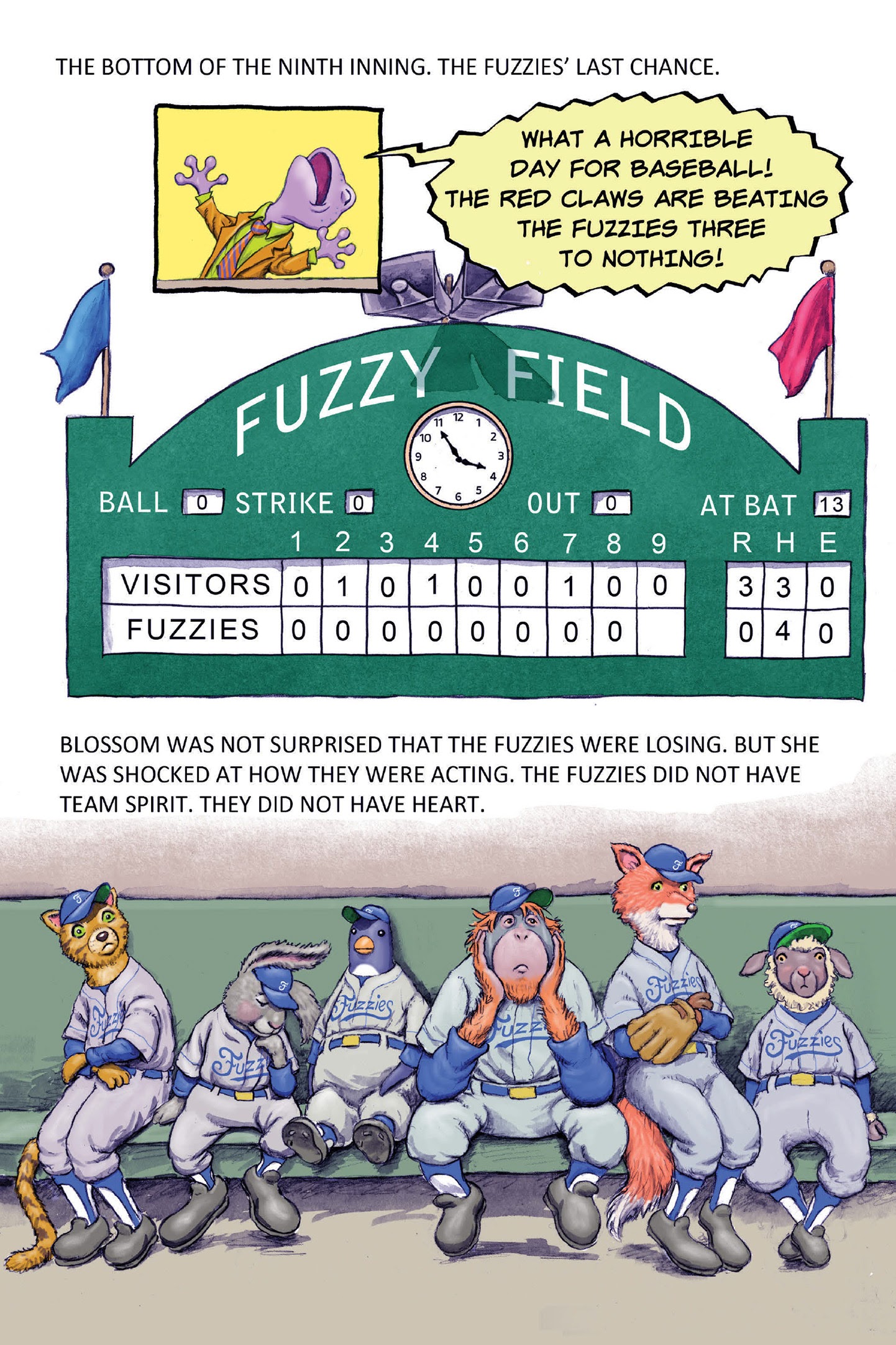 Read online Fuzzy Baseball comic -  Issue #1 - 20