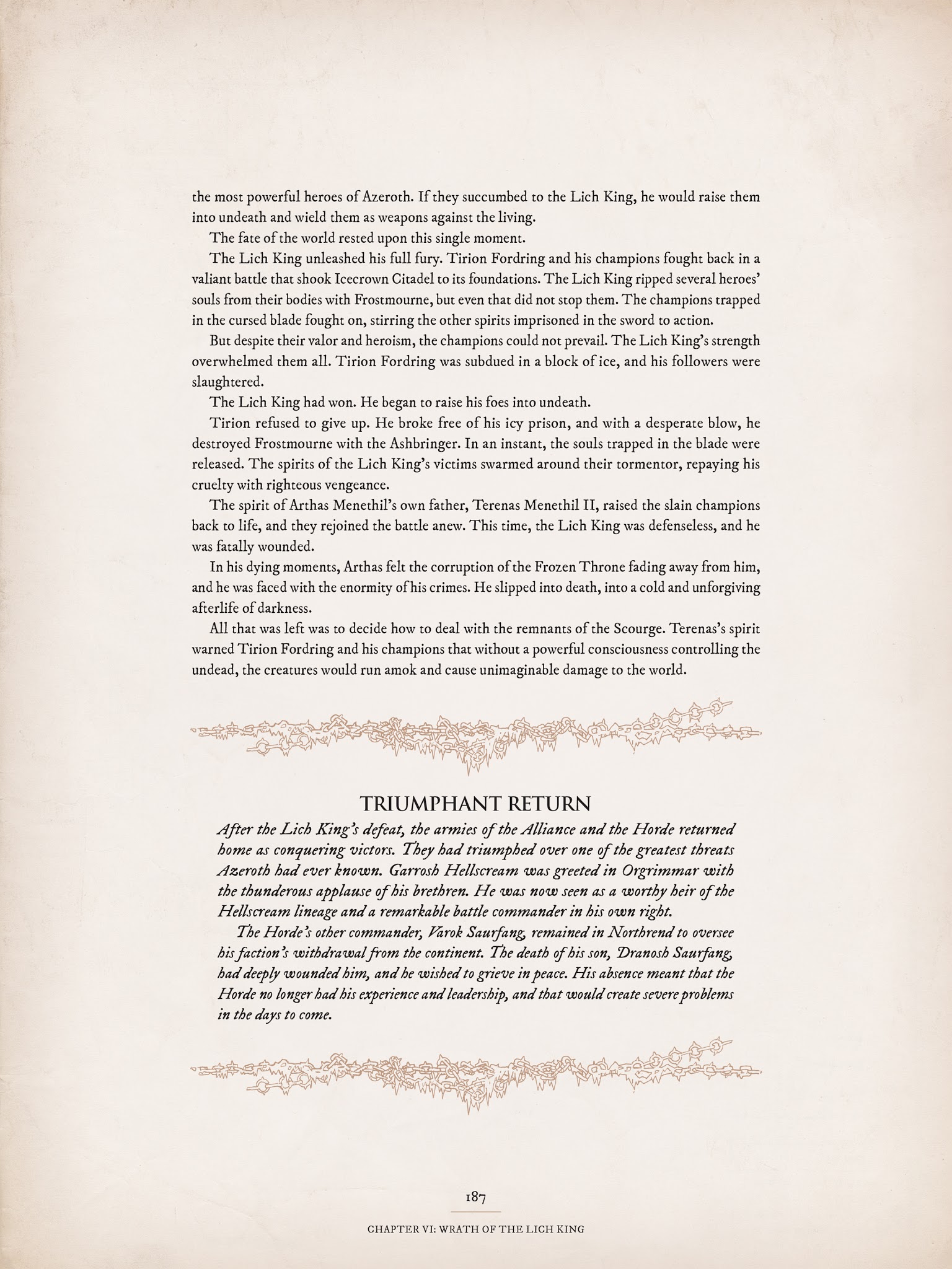 Read online World of Warcraft Chronicle Vol. 3 comic -  Issue # Full - 179