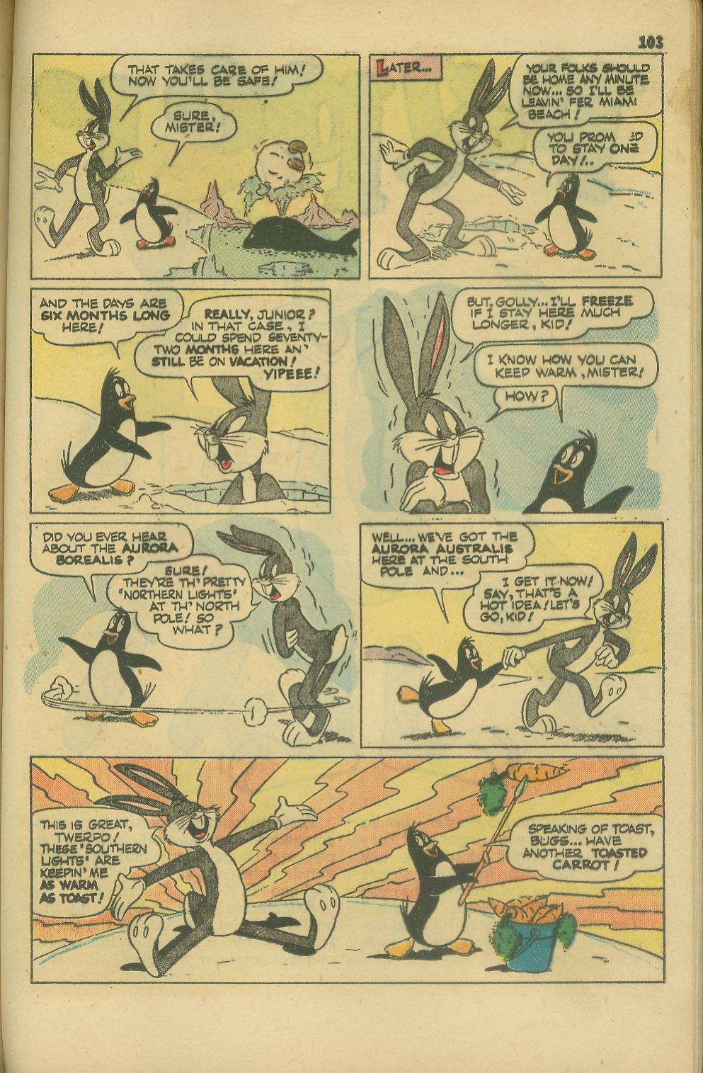 Read online Bugs Bunny's Christmas Funnies comic -  Issue # TPB 1 - 105